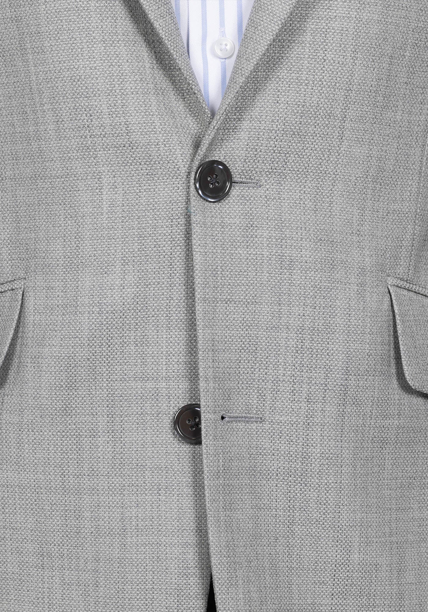 Light Grey Hopsack Blazer - Image 4