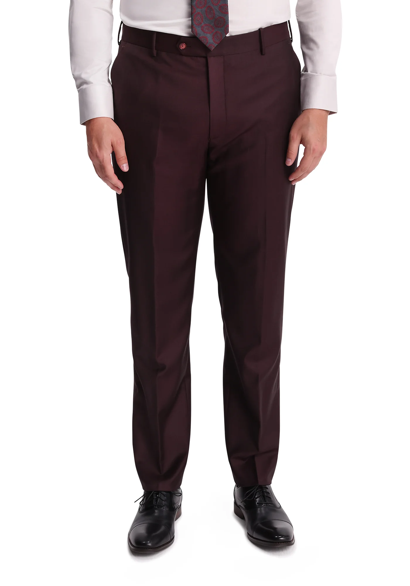 Maroon Sharkskin Suit - Image 7