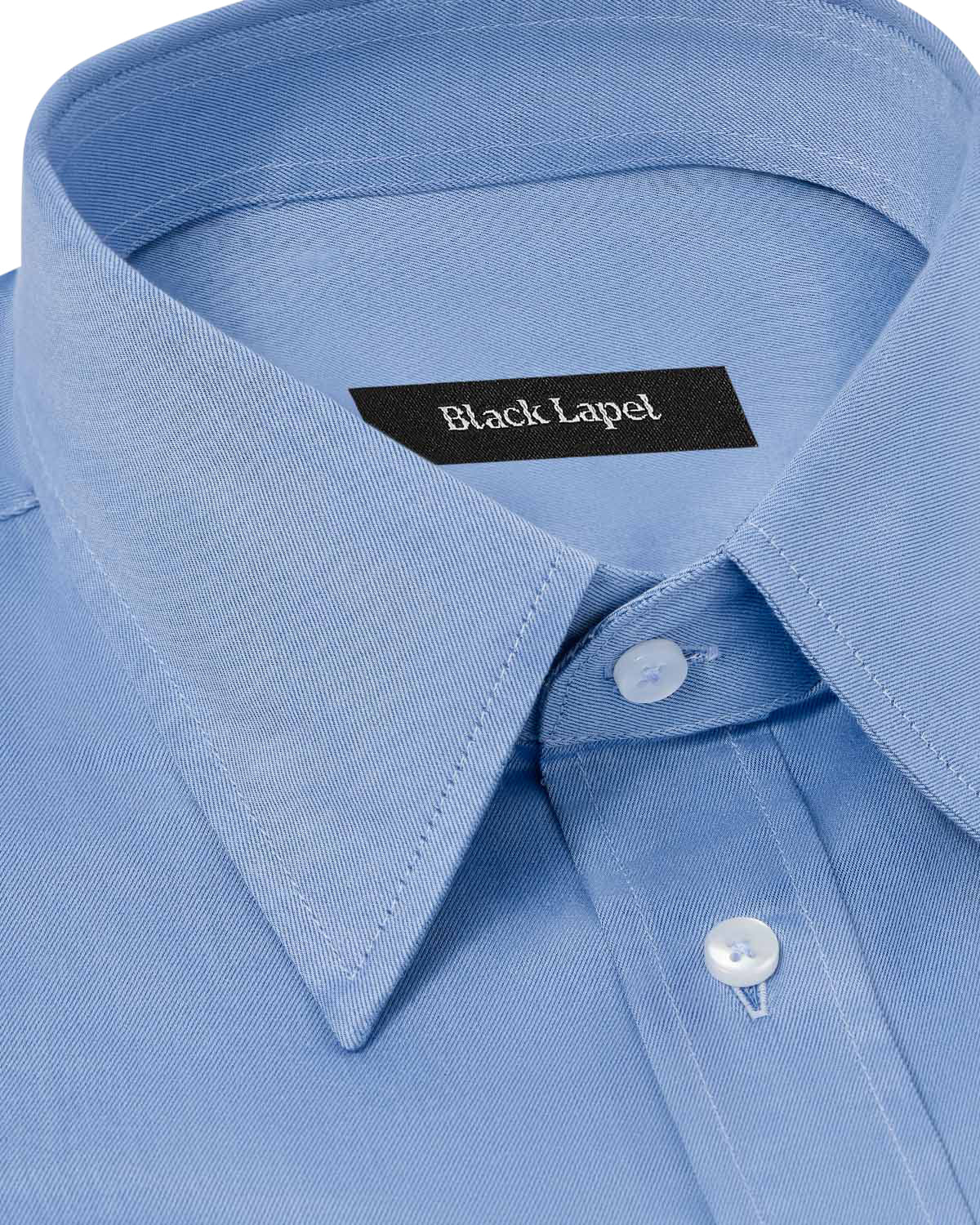 Natural Stretch Blue Dress Shirt - Image 2