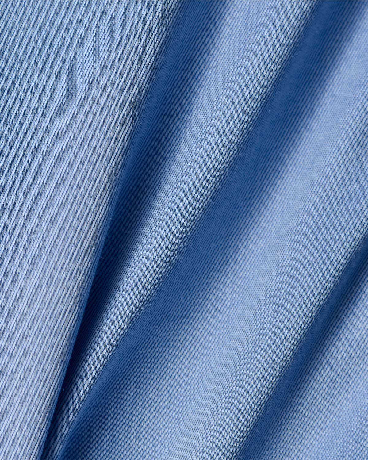 Natural Stretch Blue Dress Shirt - Image 4