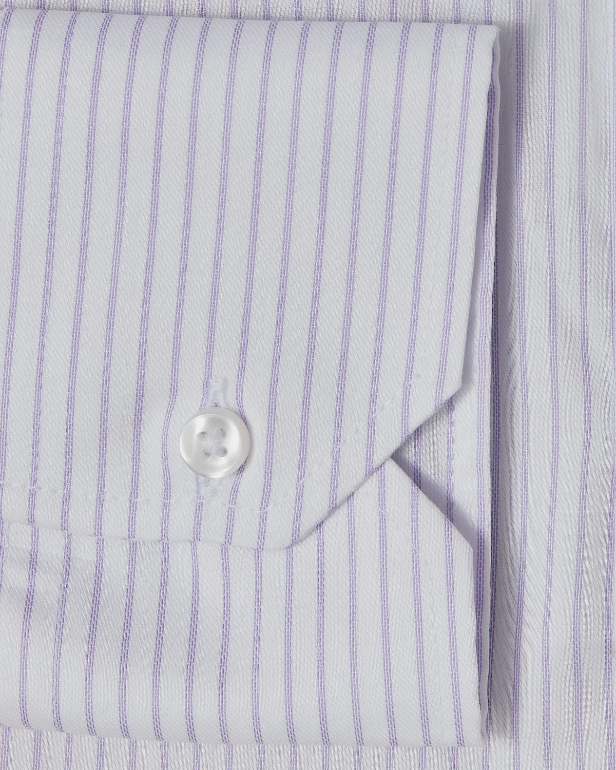 Natural Stretch Lavender Pencil Stripe Dress Shirt - Image 3