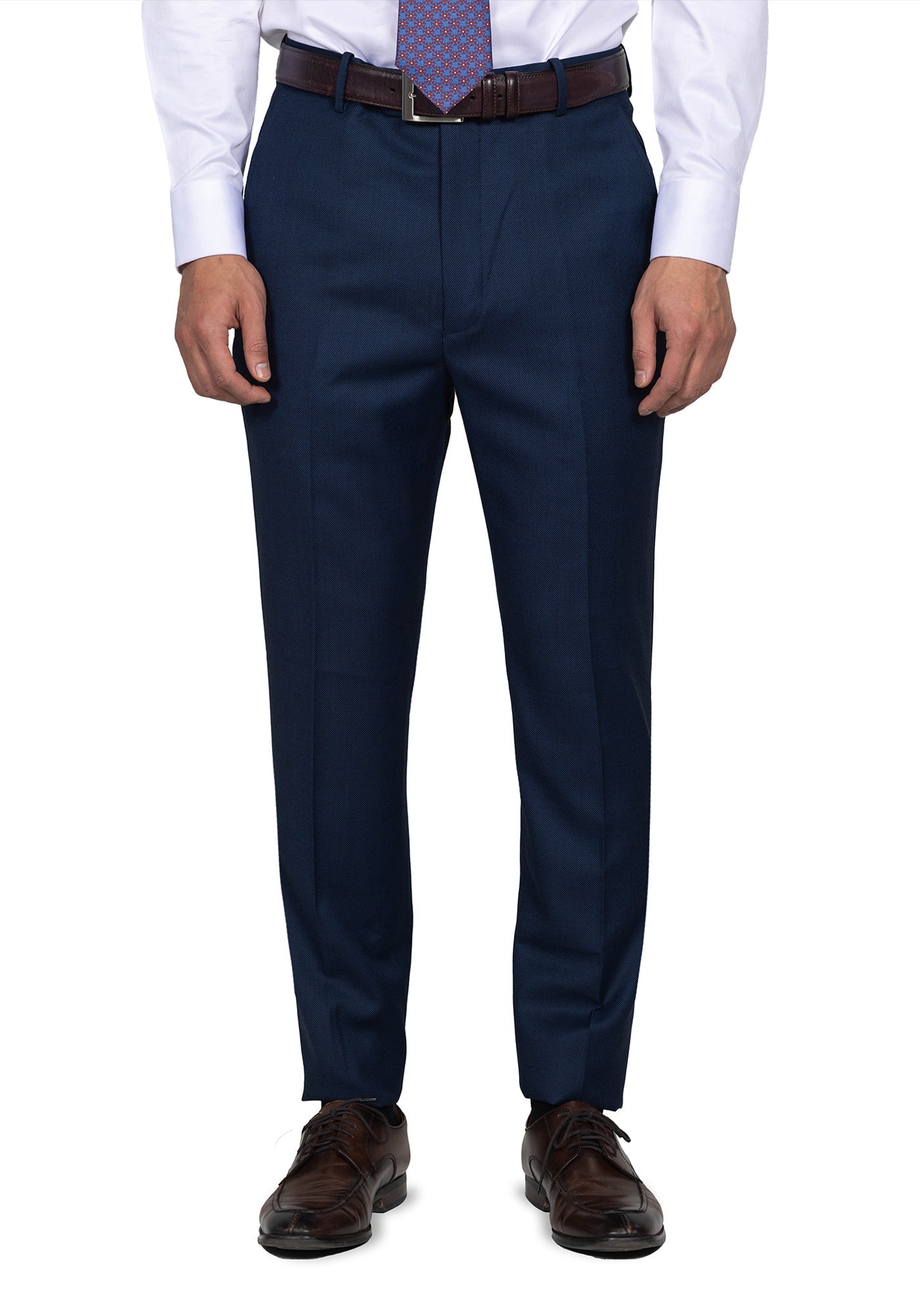 Navy Birdseye Suit - Image 6