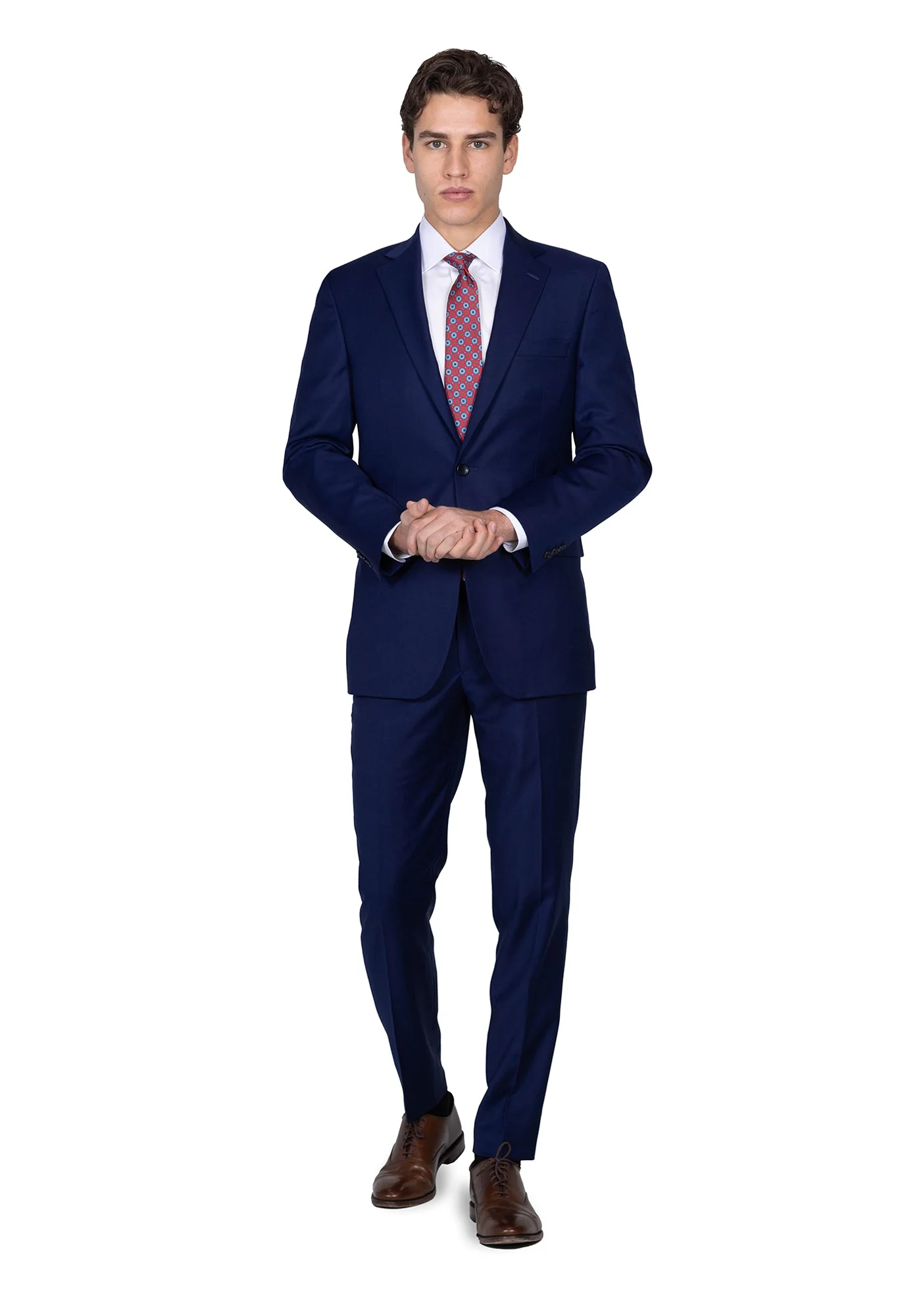 The Cornerstone Navy Blue Solid Blazer - Image 2