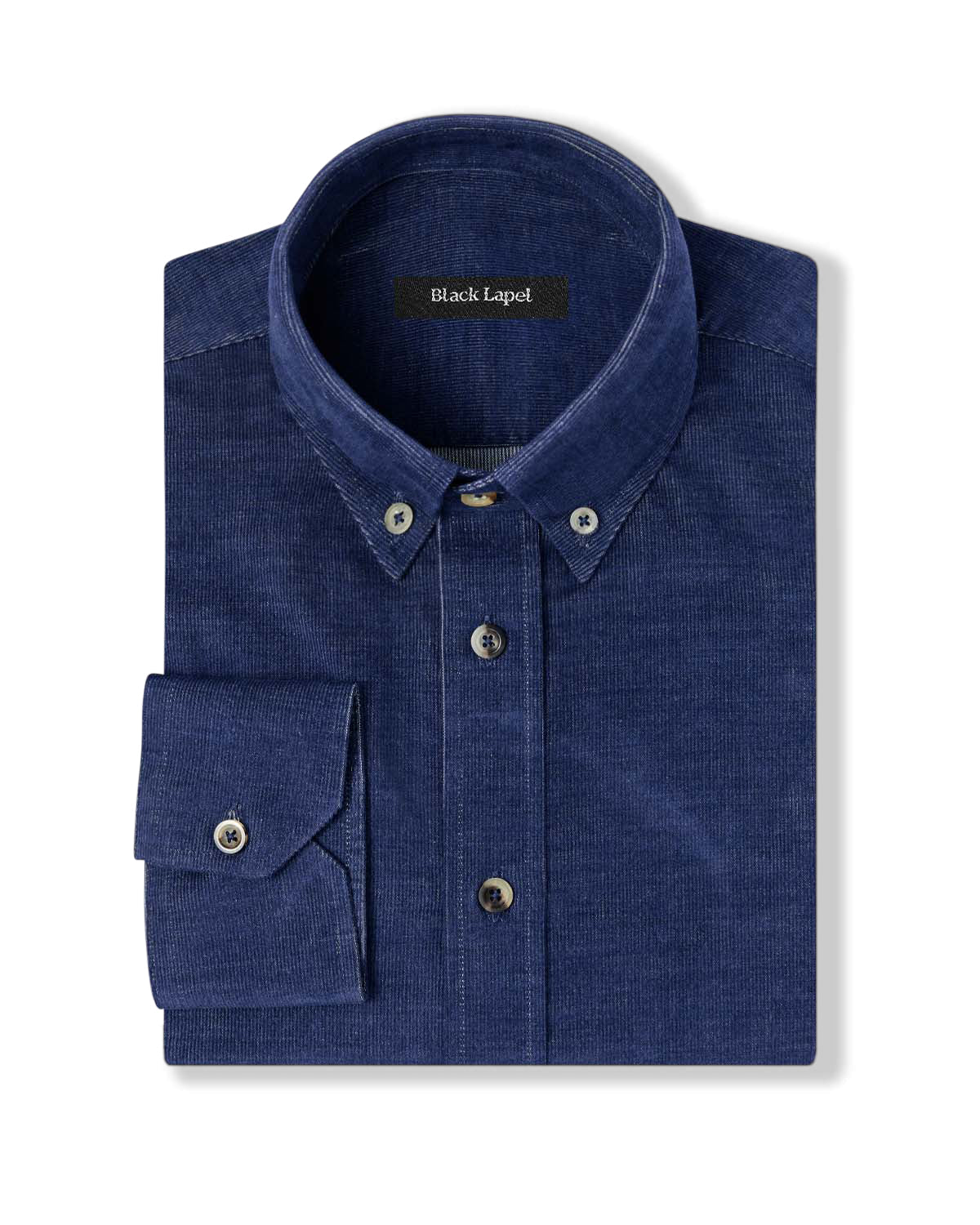 Navy Japanese Corduroy Casual Shirt