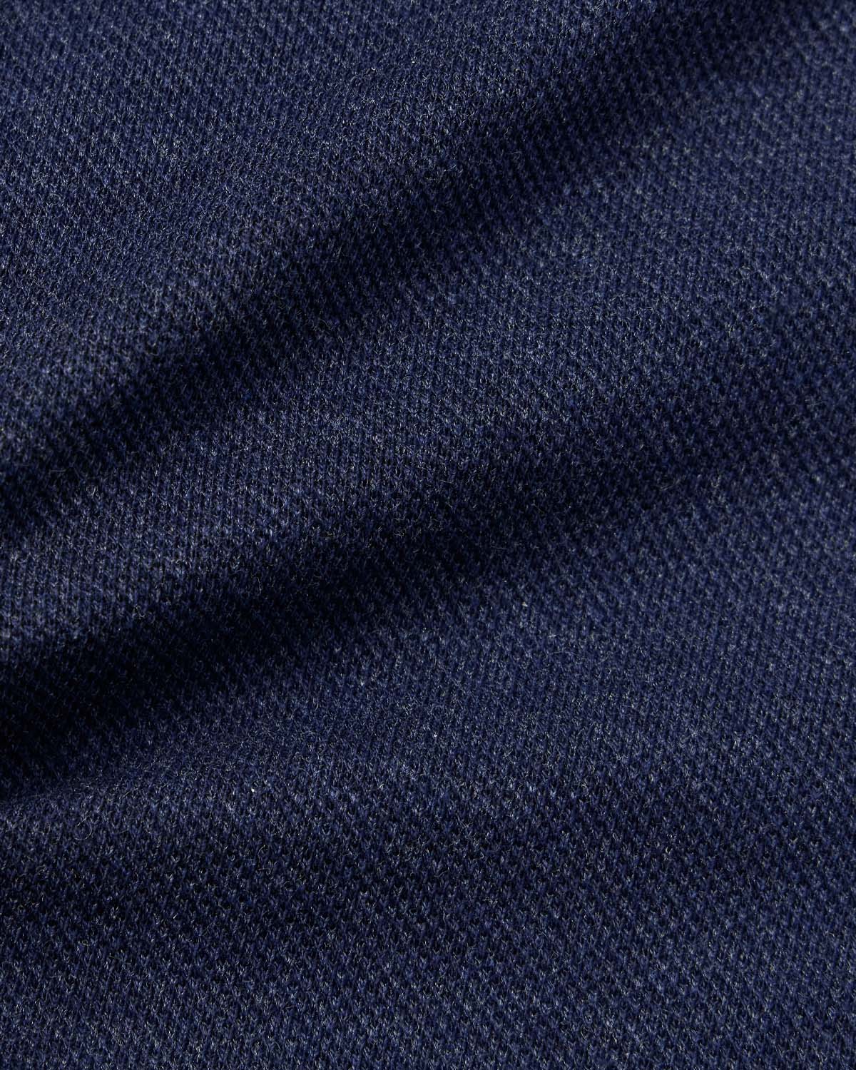Navy Performance Pique Knit Shirt - Image 4