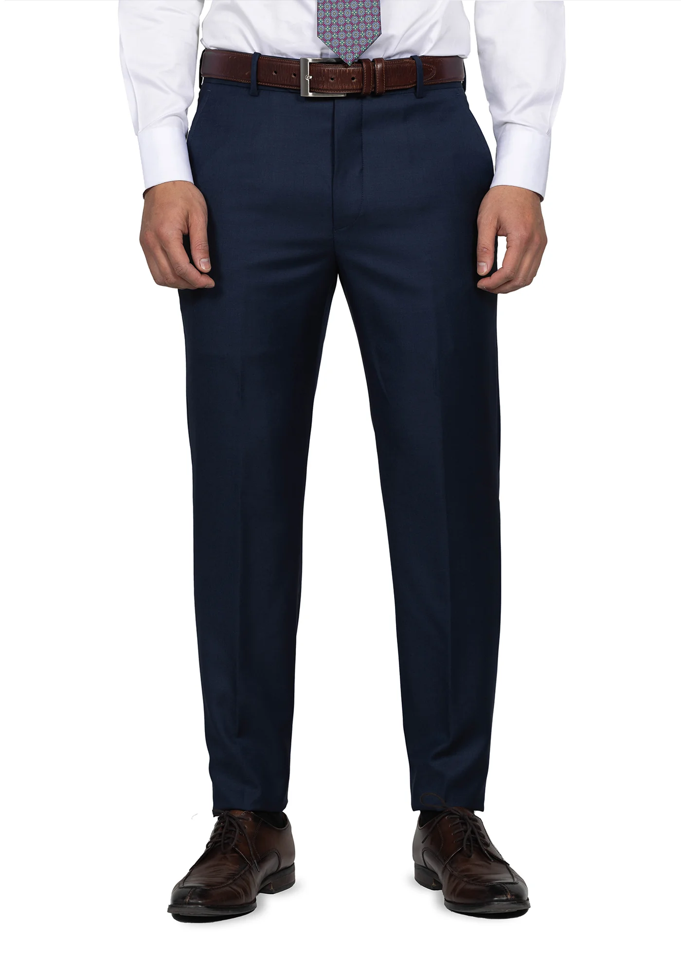 Navy Sharkskin Suit - Image 6