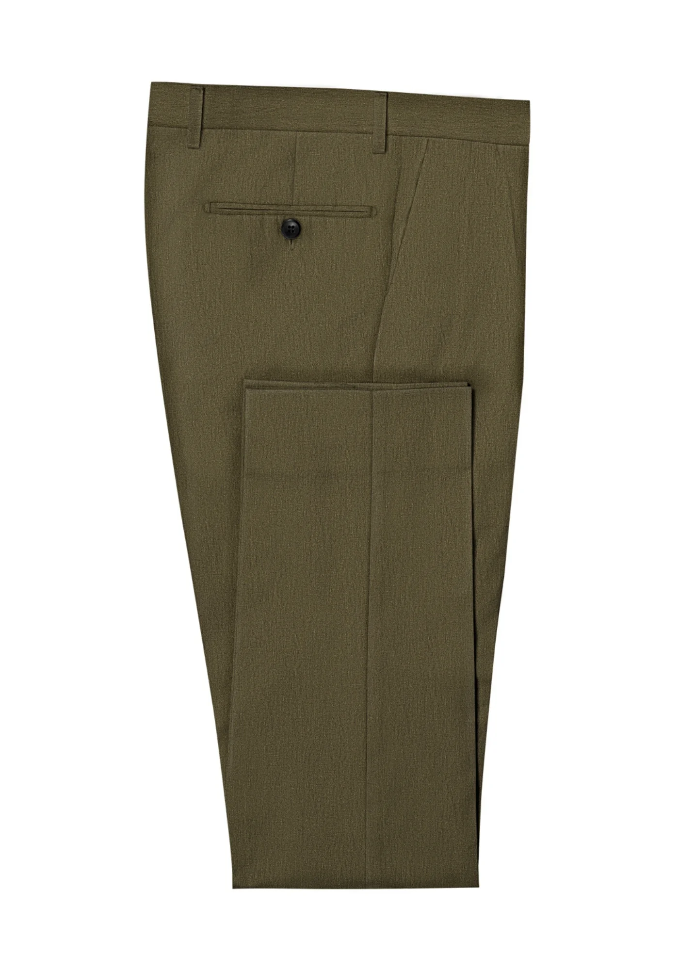 Olive Linen Dress Pants