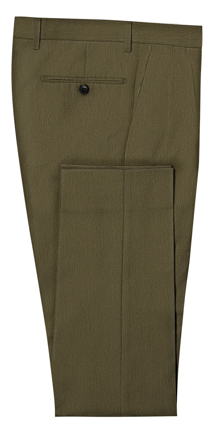 Olive Linen Suit - Image 4