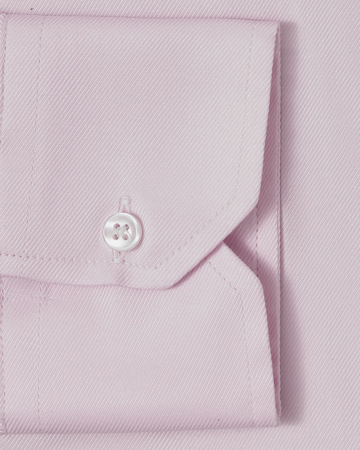 Pink Classic Twill Dress Shirt - Image 3
