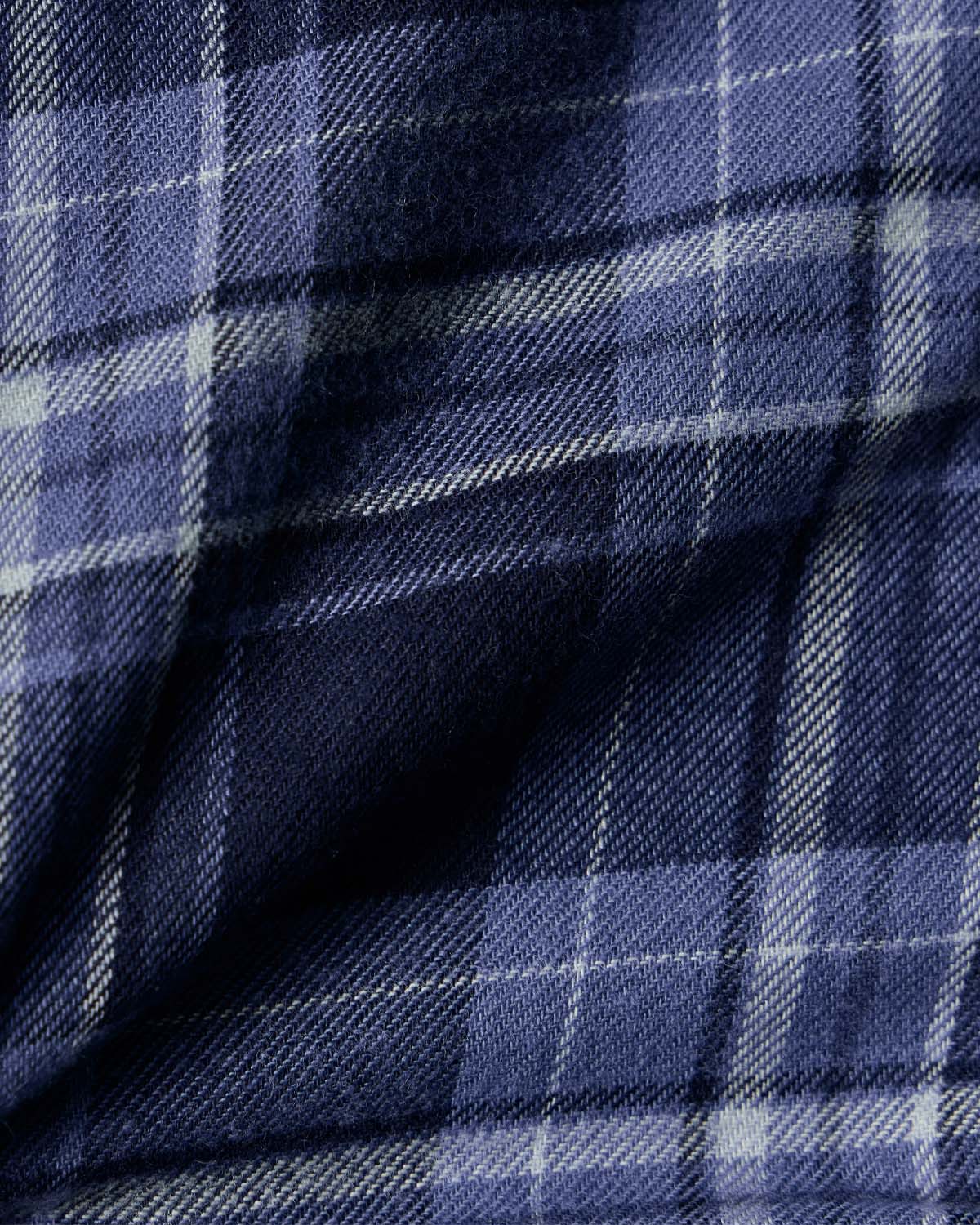 Portuguese Blue Merino Wool Flannel Shirt - Image 4