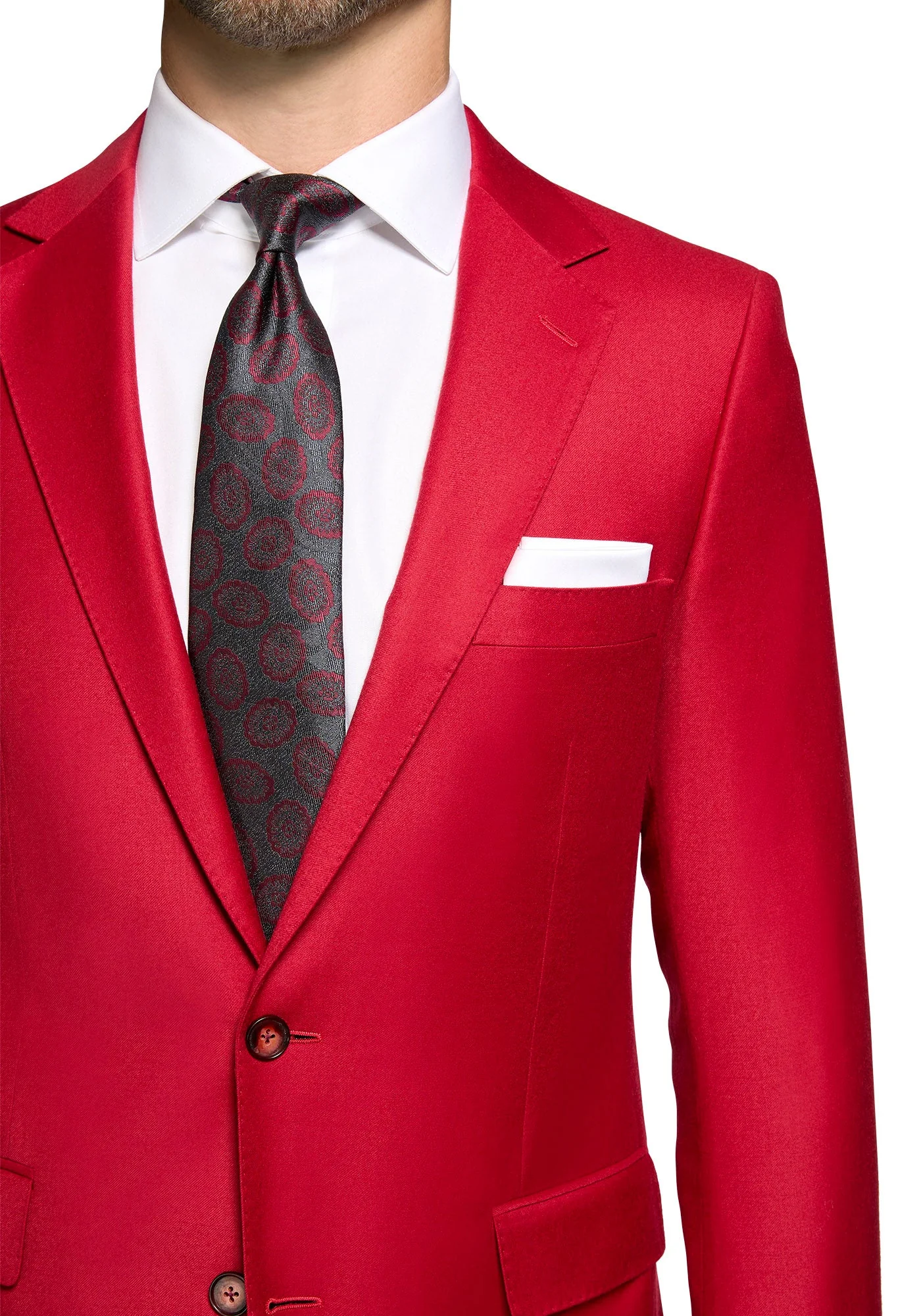 Red Flannel Merino Blazer - Image 3