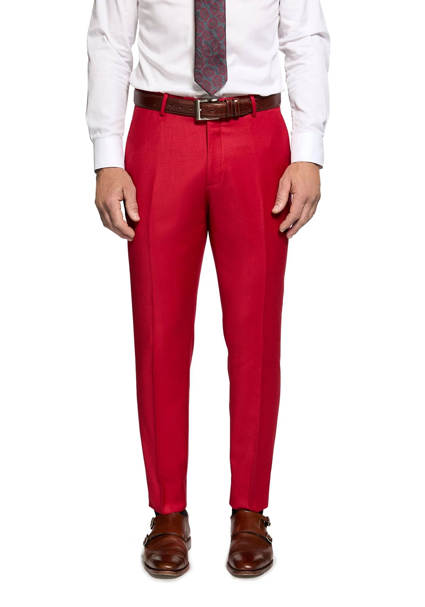 Red Flannel Merino Dress Pants
