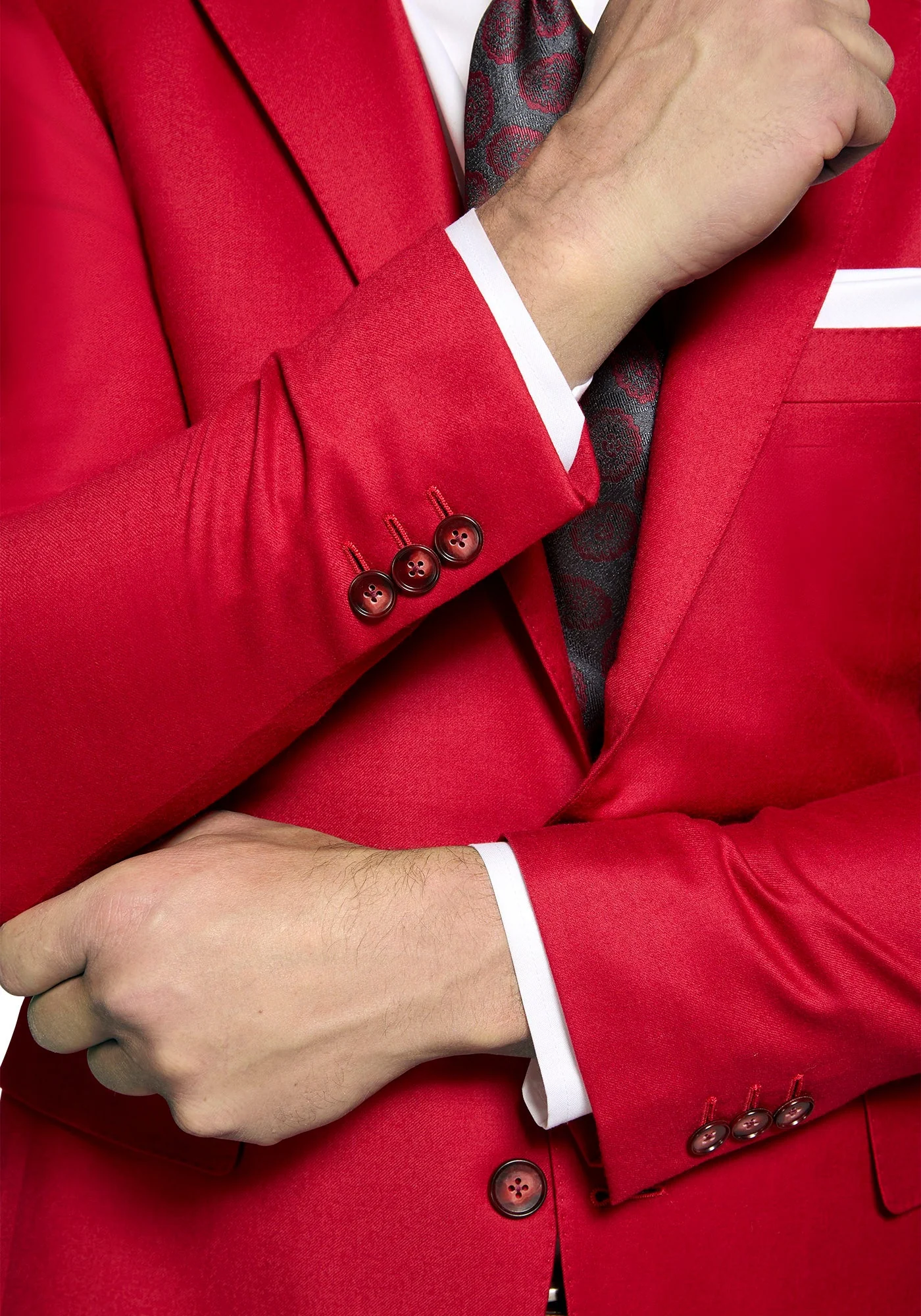 Red Flannel Merino Suit - Image 5