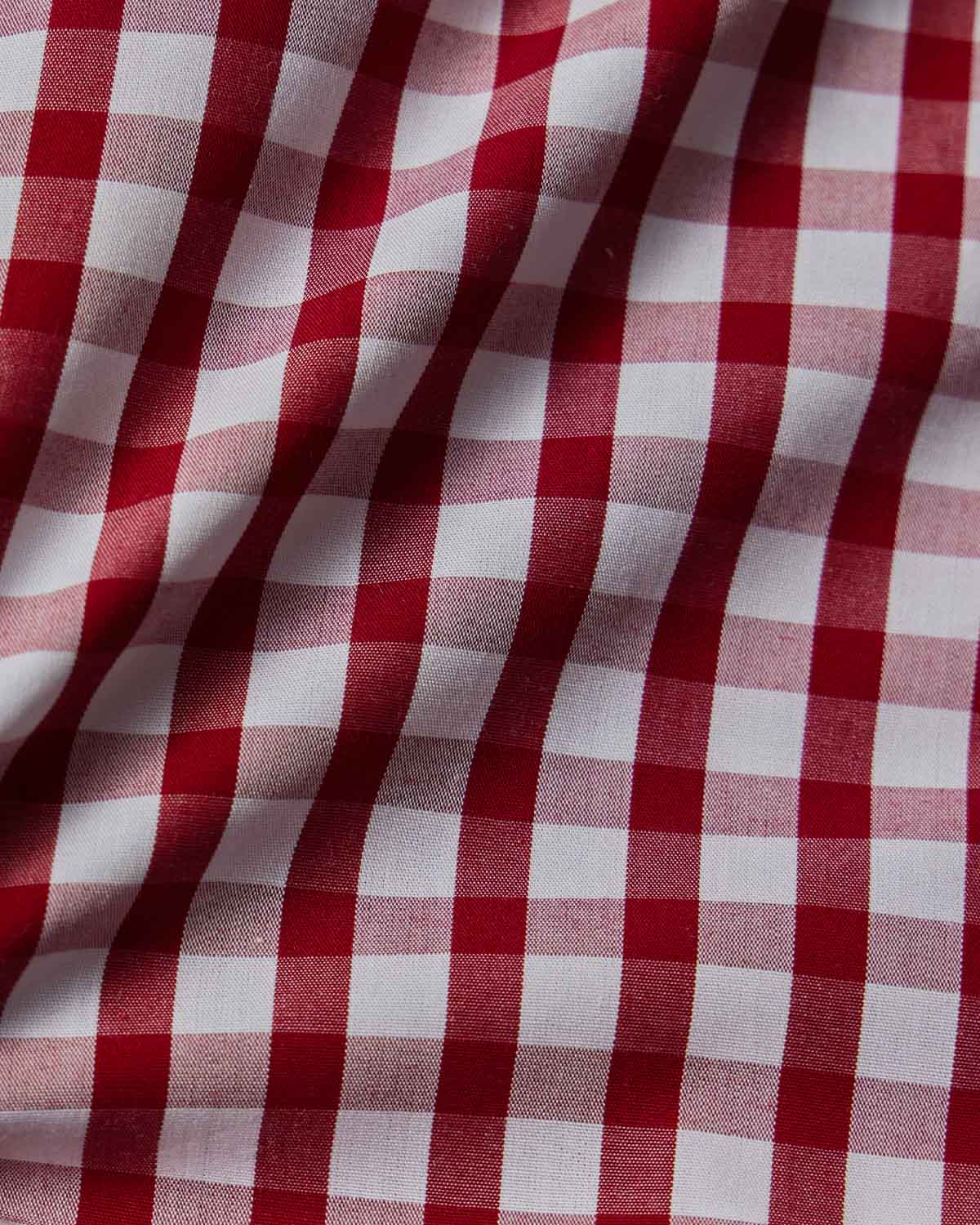 Red Gingham Dress Shirt - Image 4