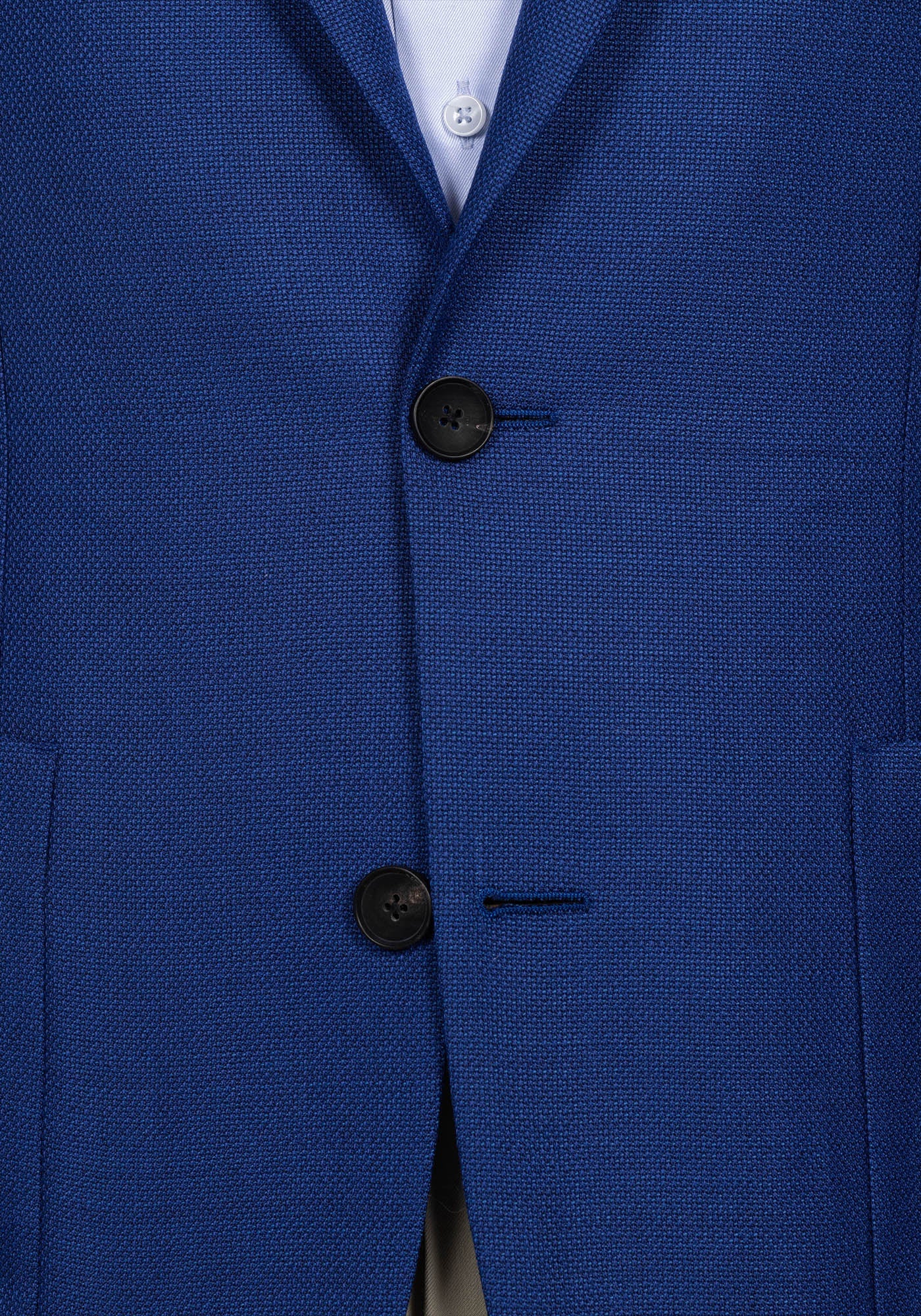 Royal Blue Hopsack Suit - Image 4
