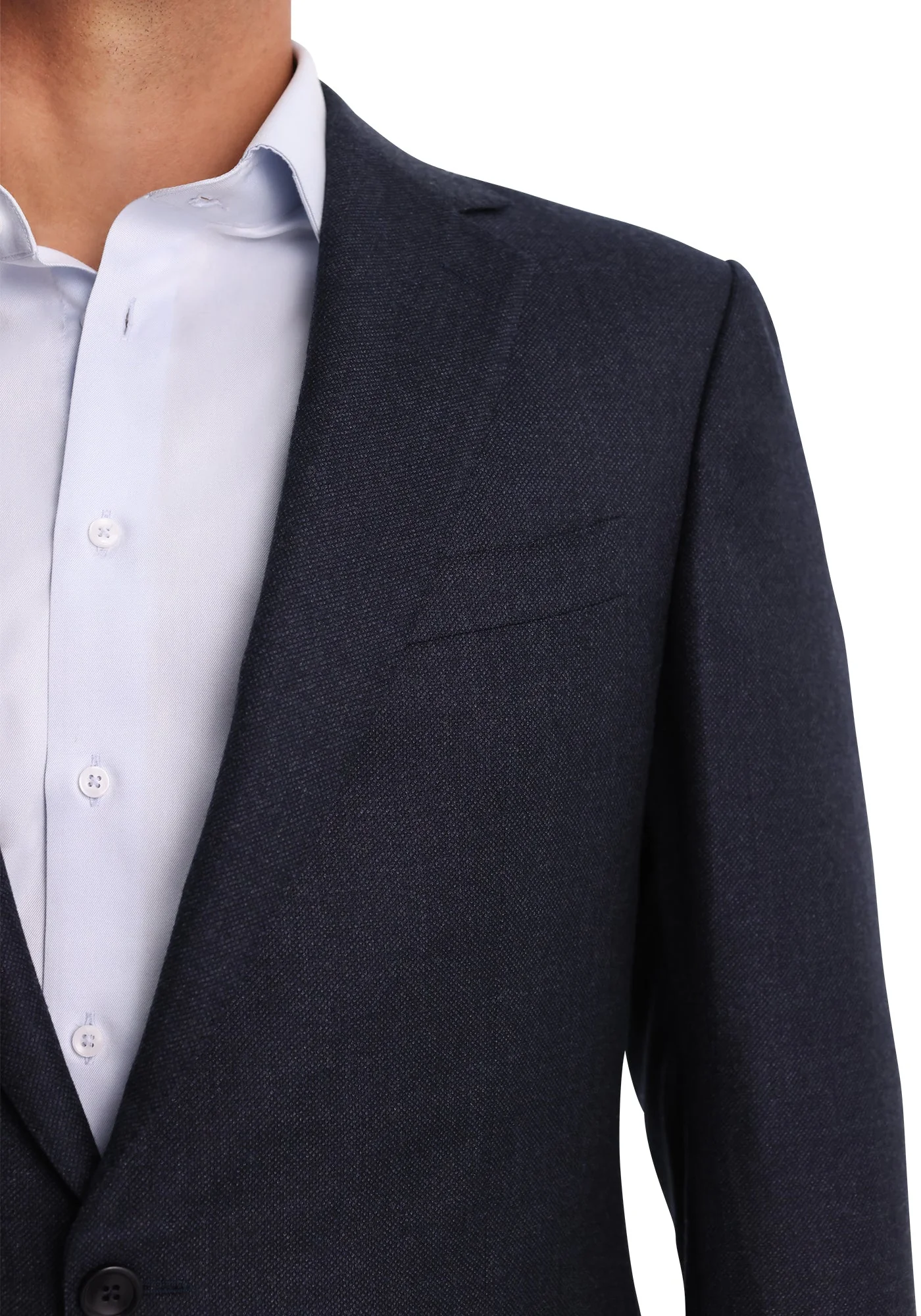 Slate Blue Flannel Dress Pants
