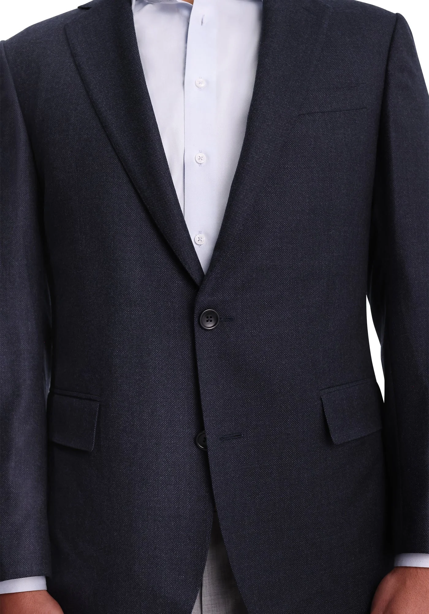 Slate Blue Flannel Dress Pants - Image 2