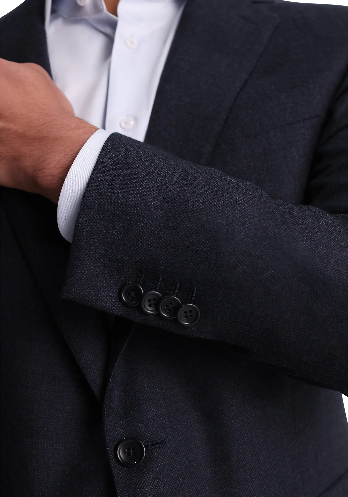 Slate Blue Flannel Suit - Image 4