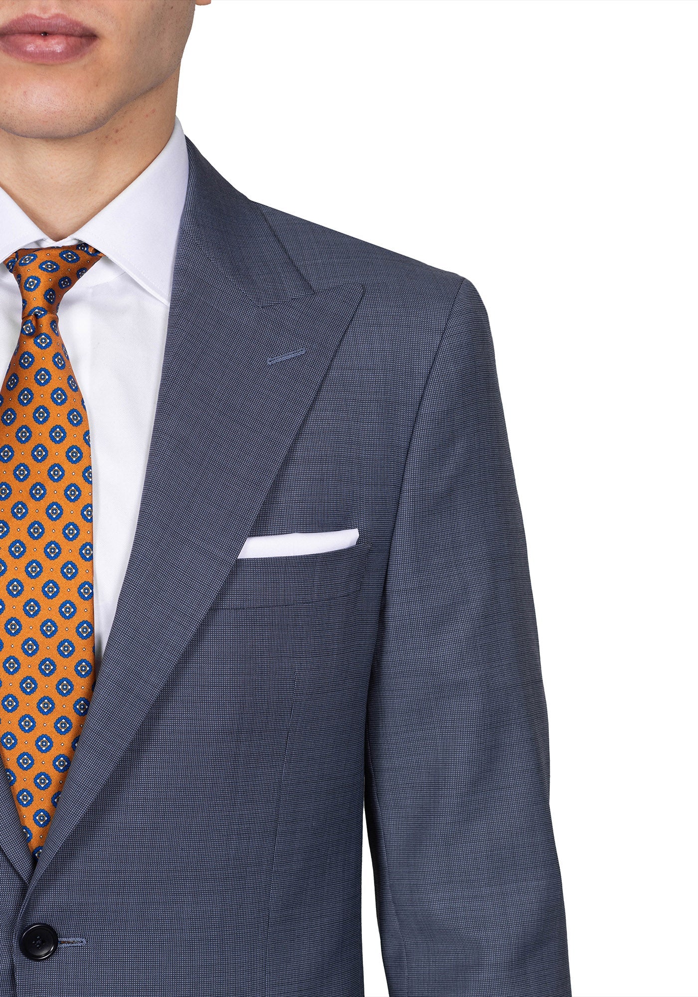 The Veritas Slate Blue Nail Head Suit - Image 5