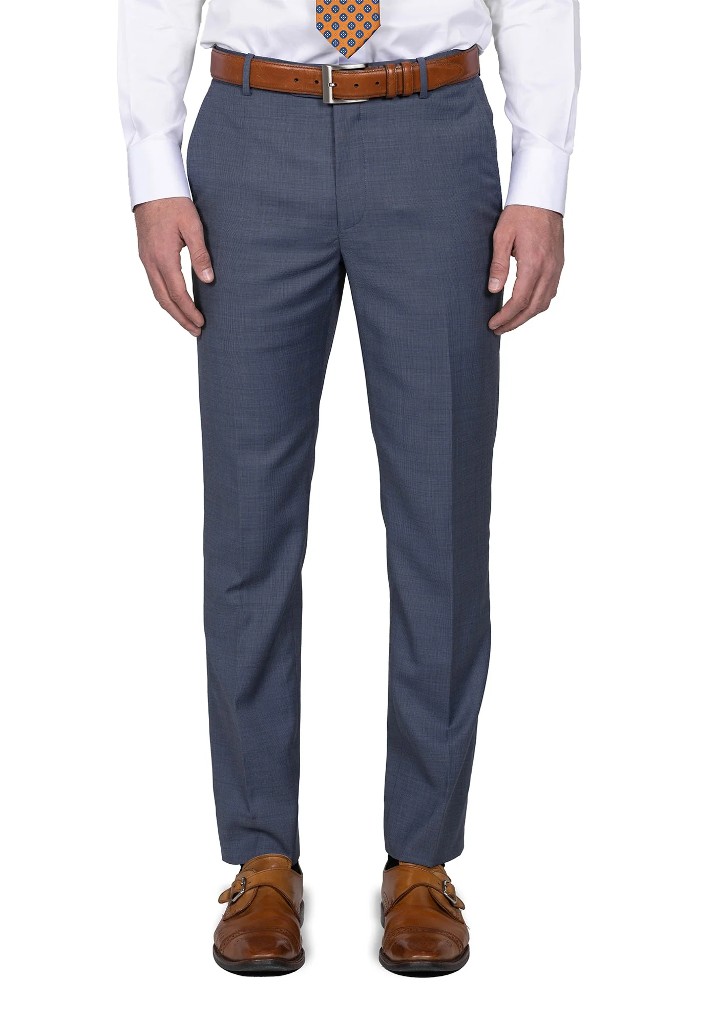 The Veritas Slate Blue Nail Head Suit - Image 7