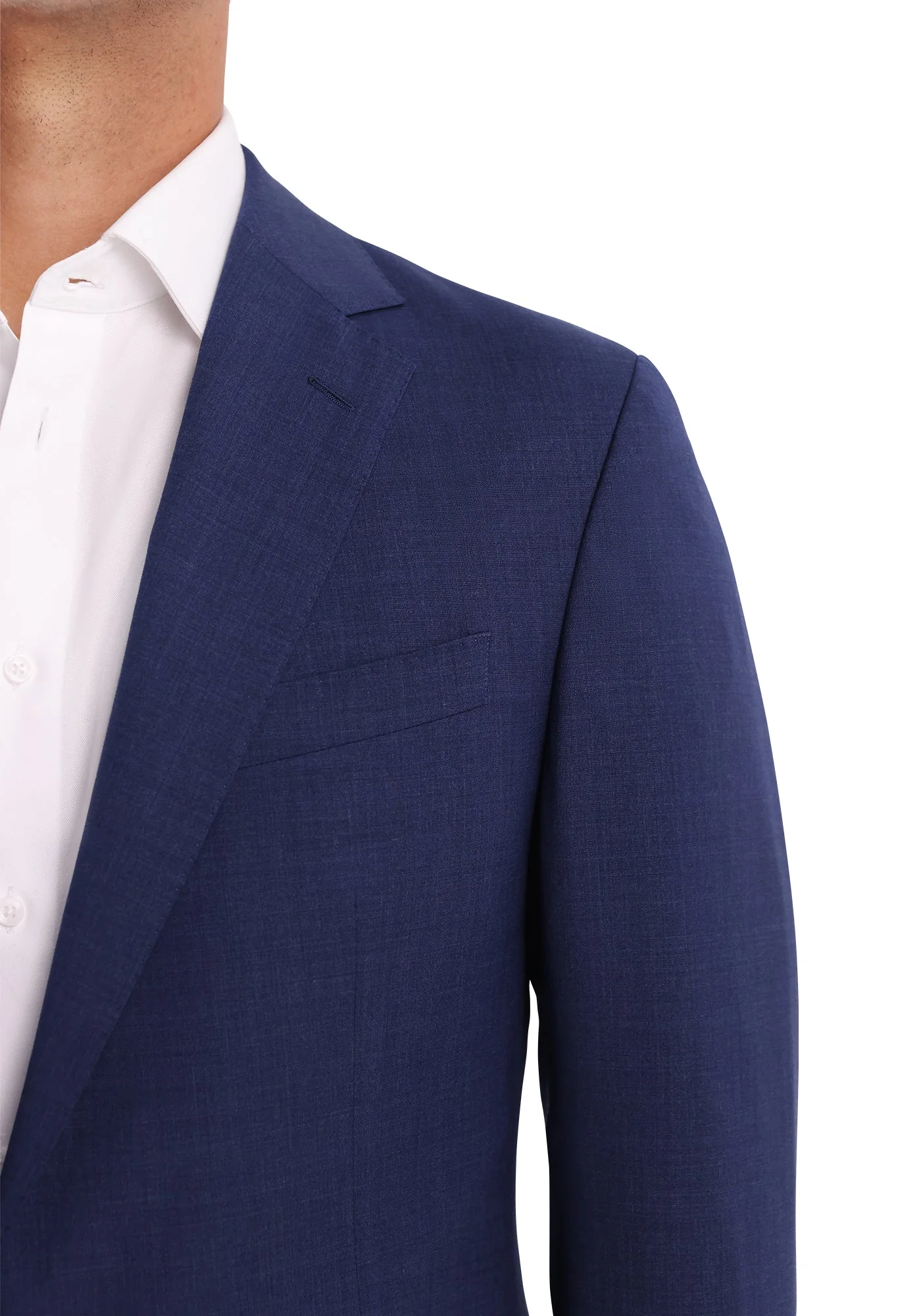 Slate Blue Stretch Fresco Blazer - Image 4