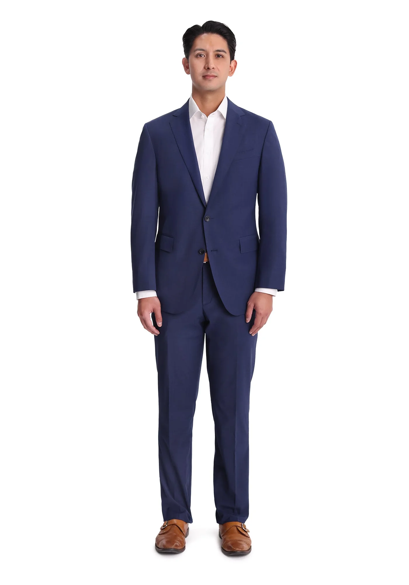 Slate Blue Stretch Fresco Dress Pants - Image 6