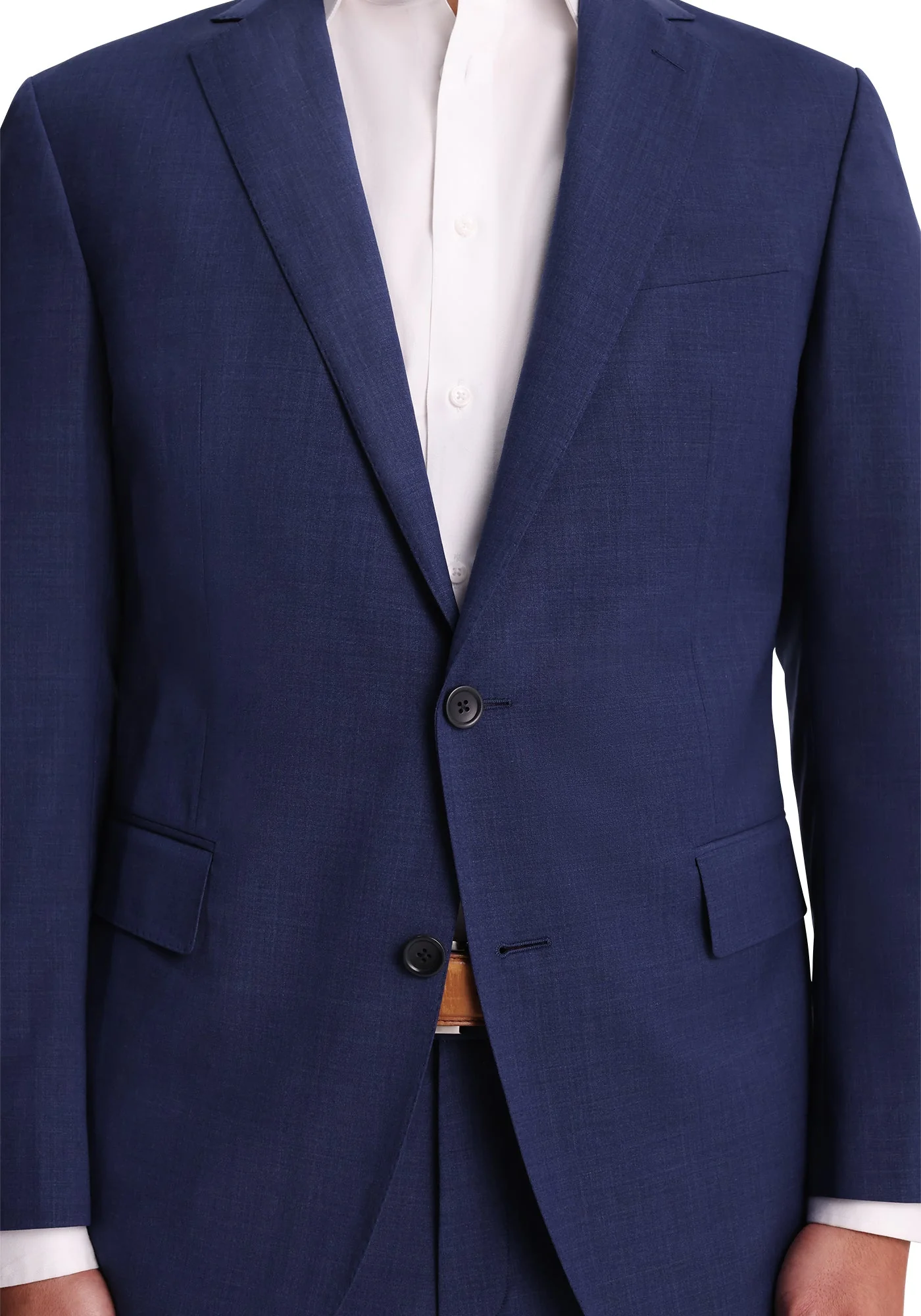 Slate Blue Stretch Fresco Suit - Image 3