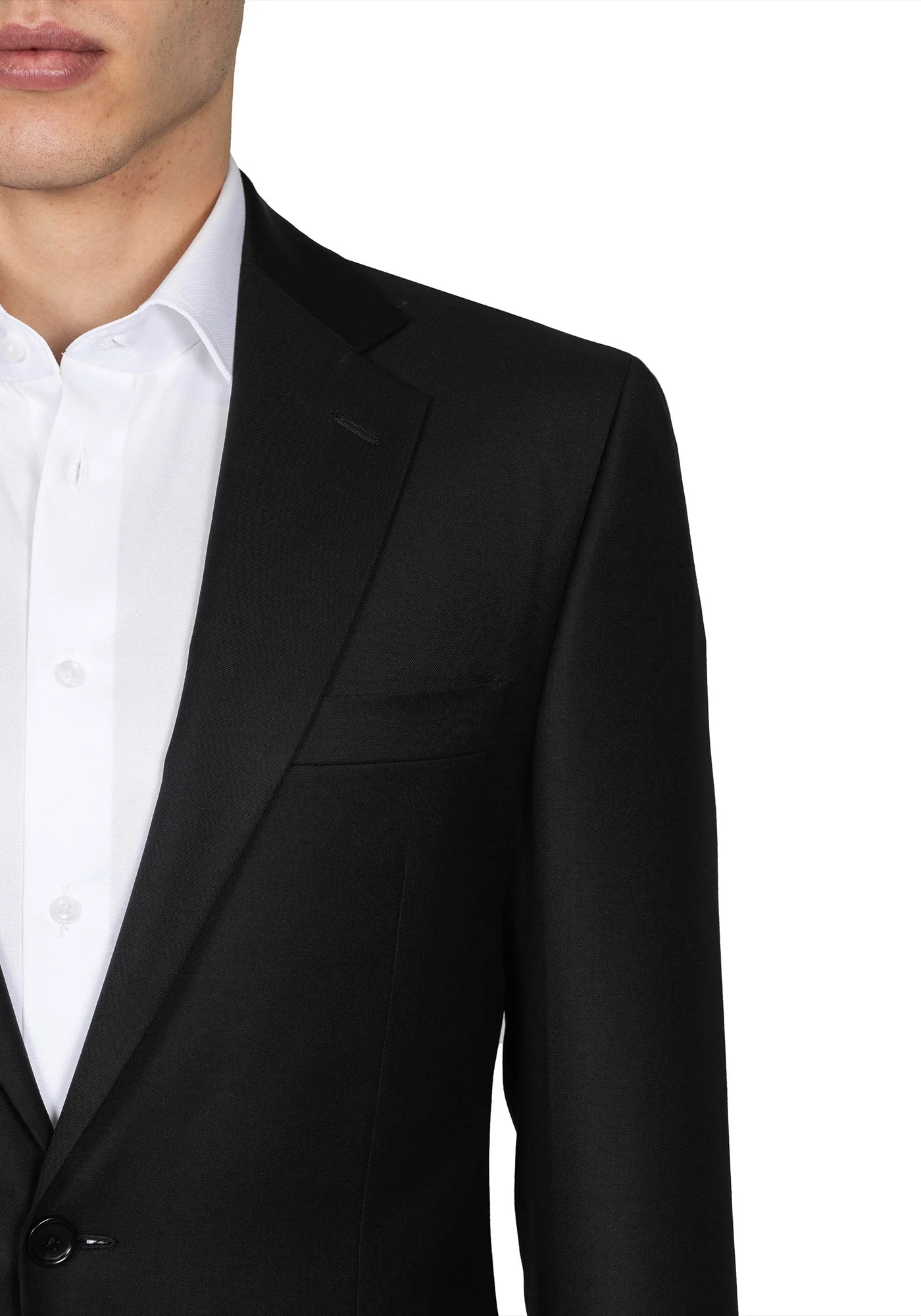 The Veritas Solid Black Blazer - Image 3
