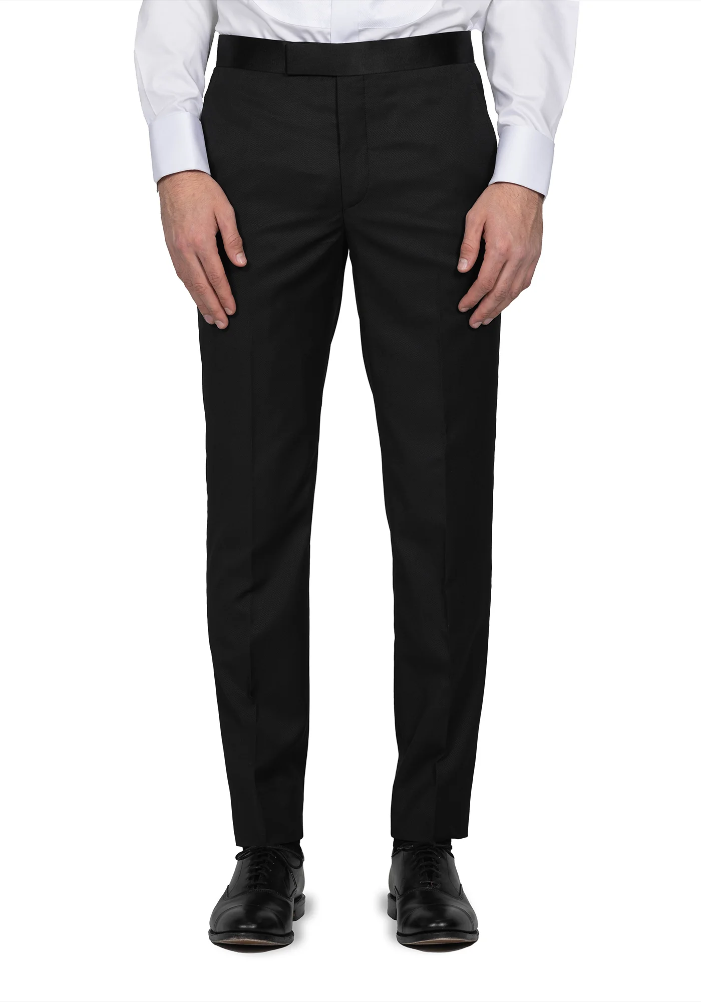 The Veritas Solid Black Tuxedo - Image 5