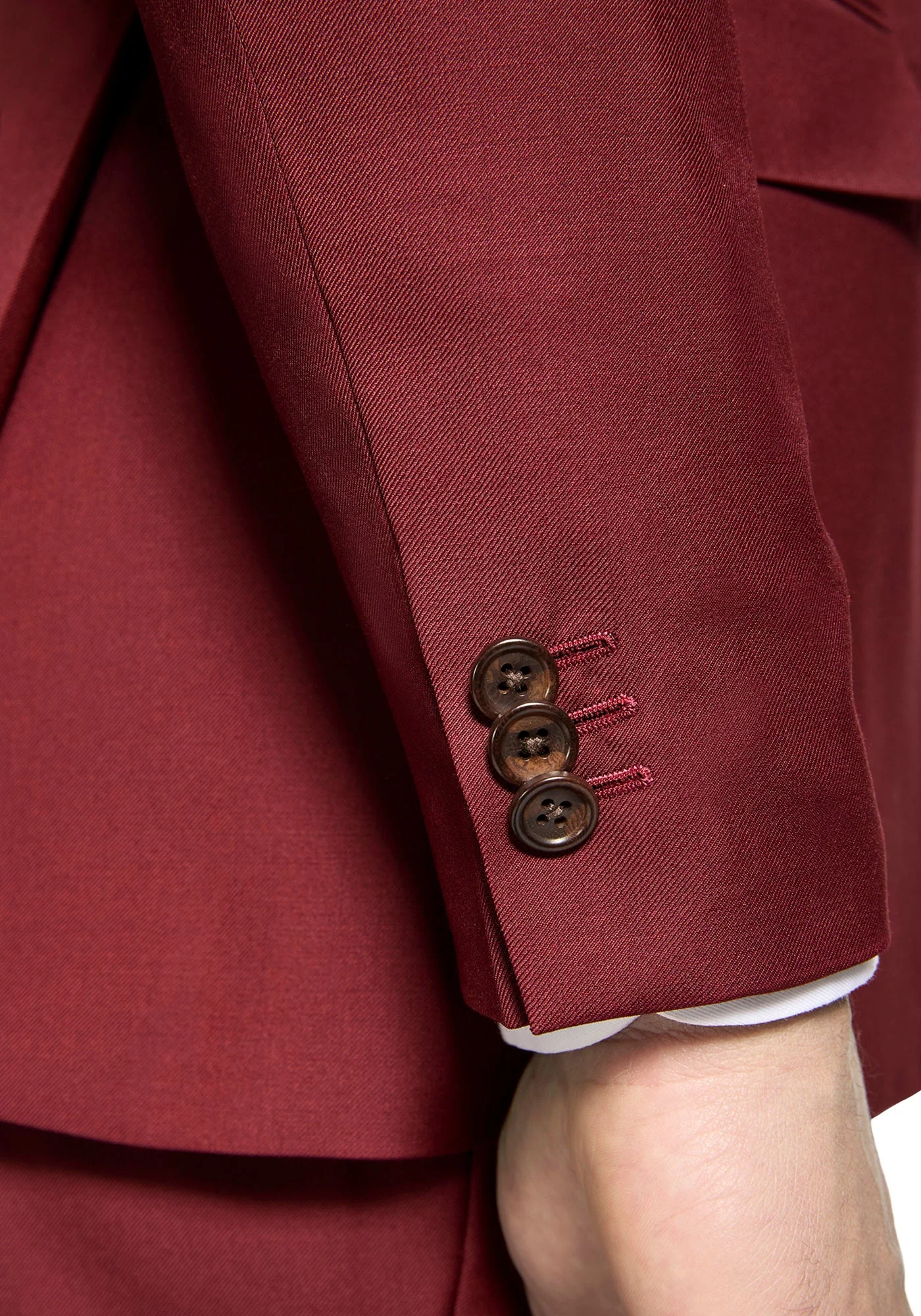 The Veritas Solid Burgundy Blazer - Image 4
