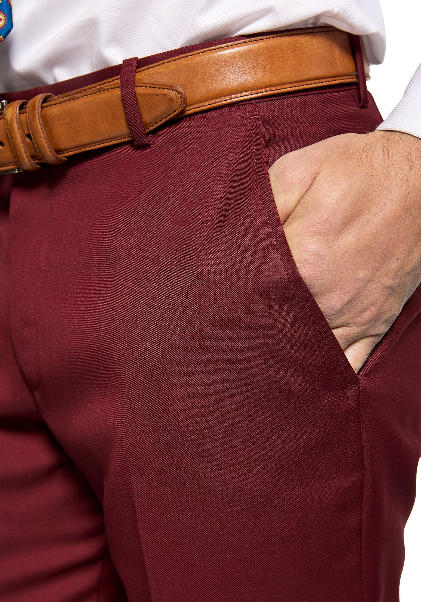 The Veritas Solid Burgundy Blazer - Image 5