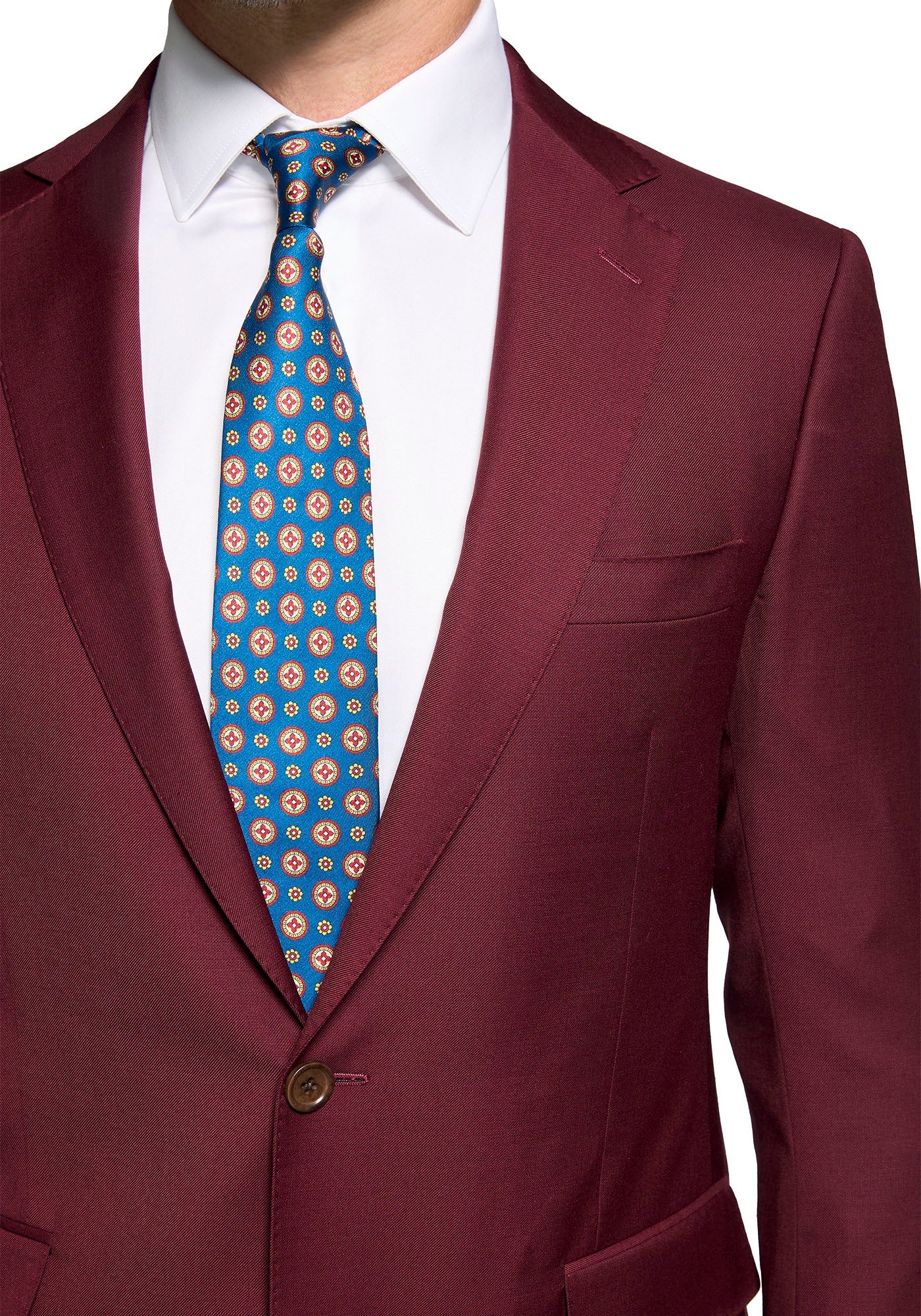 The Veritas Solid Burgundy Blazer - Image 6