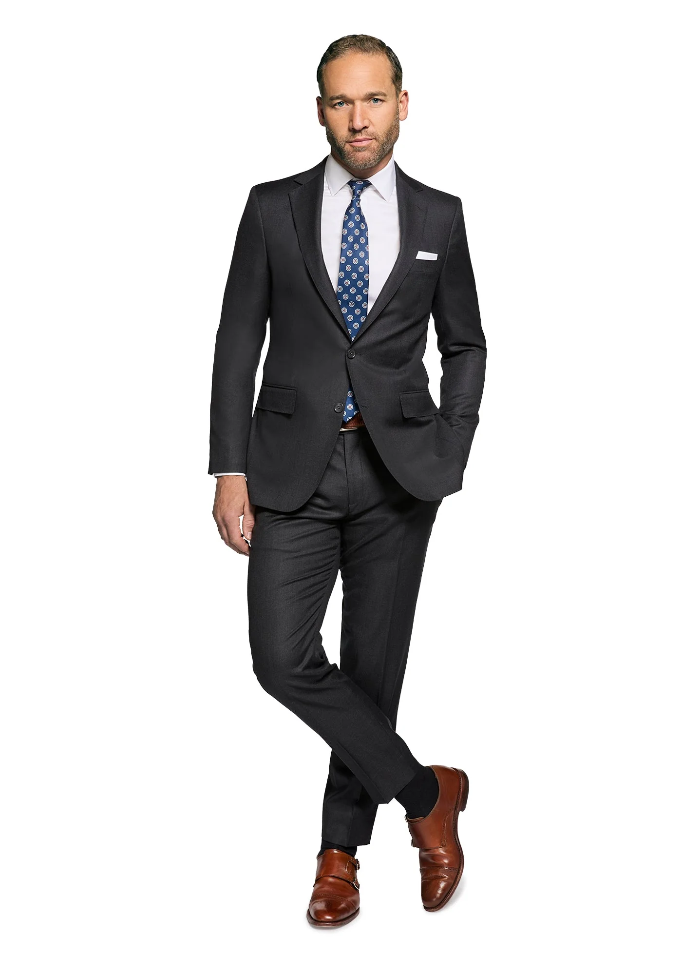 Solid Charcoal Blazer