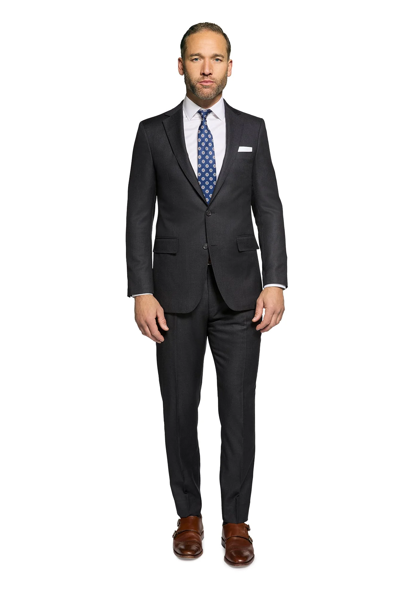 Solid Charcoal Blazer - Image 2