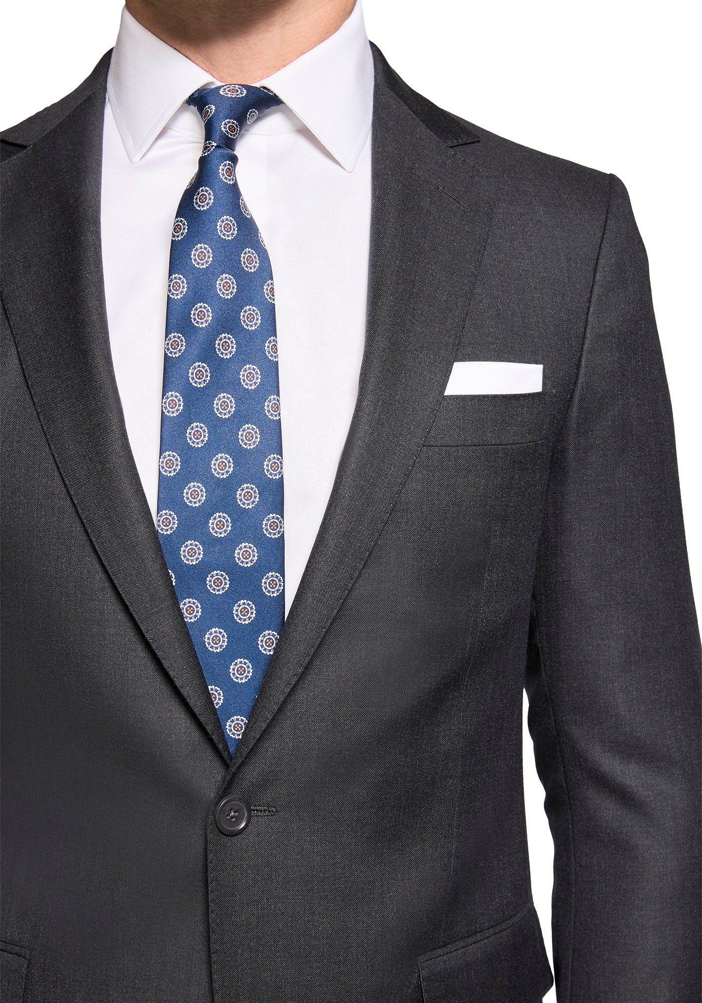 Solid Charcoal Blazer - Image 6