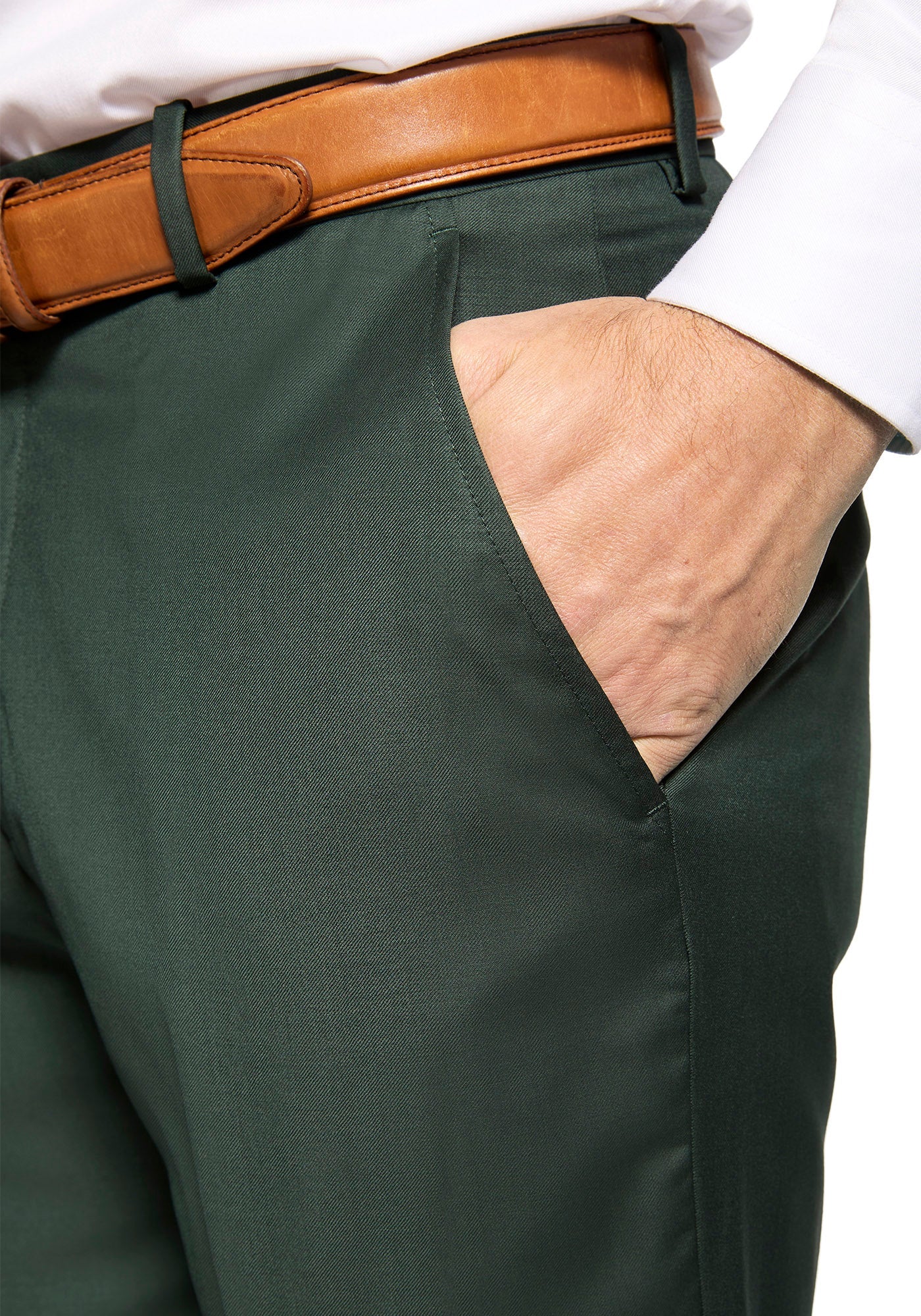 The Veritas Solid Forest Green Blazer - Image 4