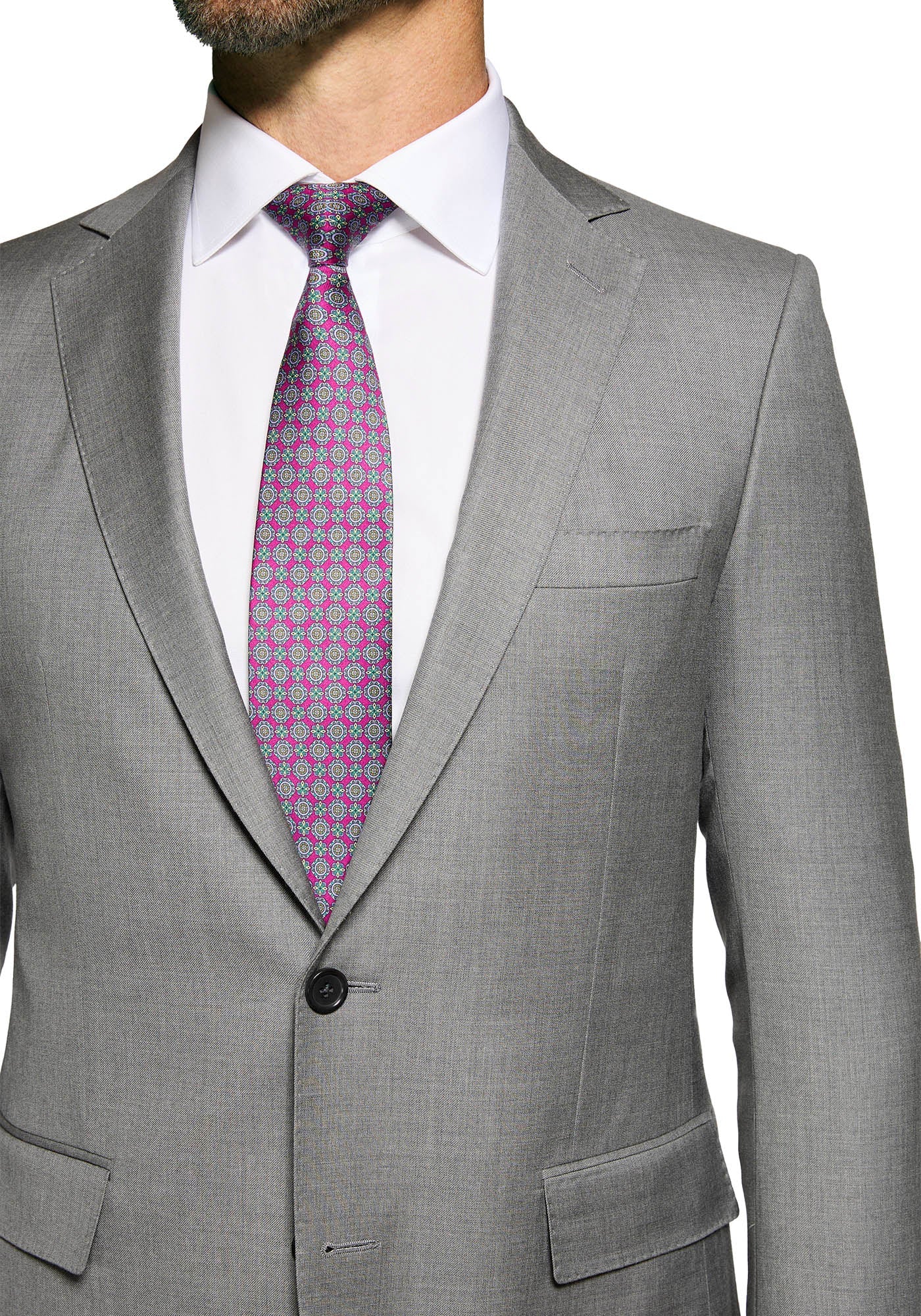 Solid Grey Merino Blazer - Image 4