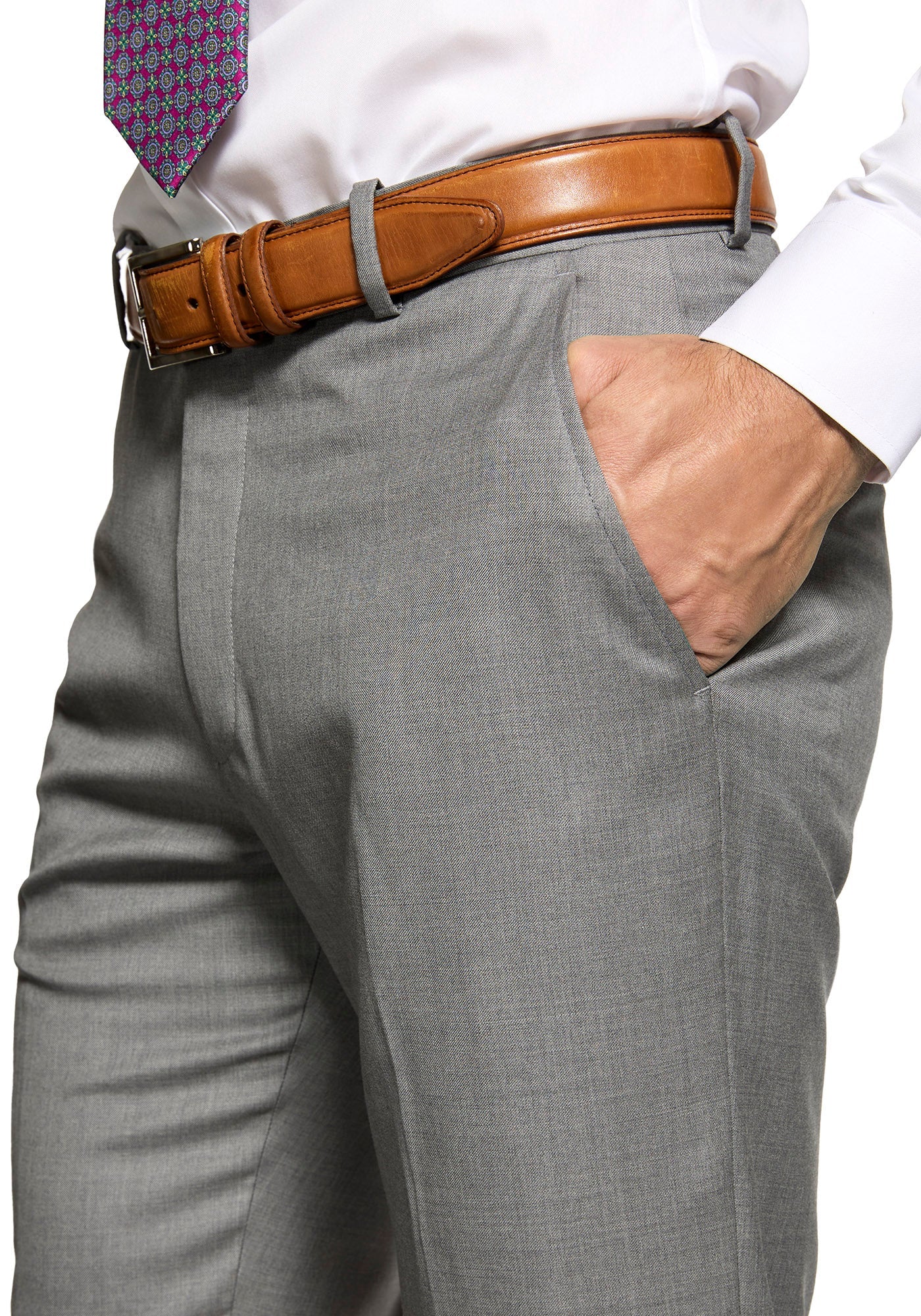Solid Grey Merino Blazer - Image 6