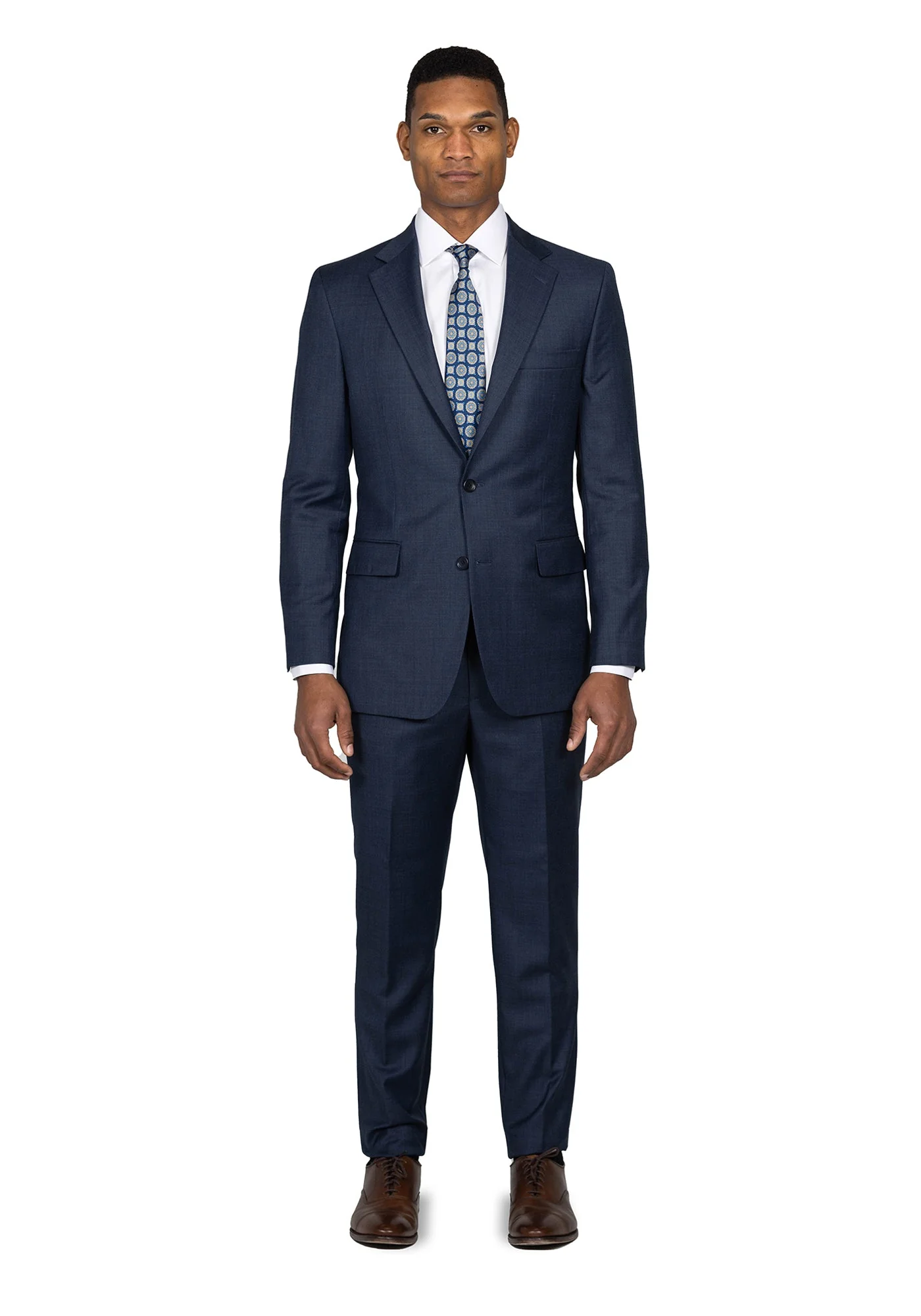Steel Blue Nailhead Blazer