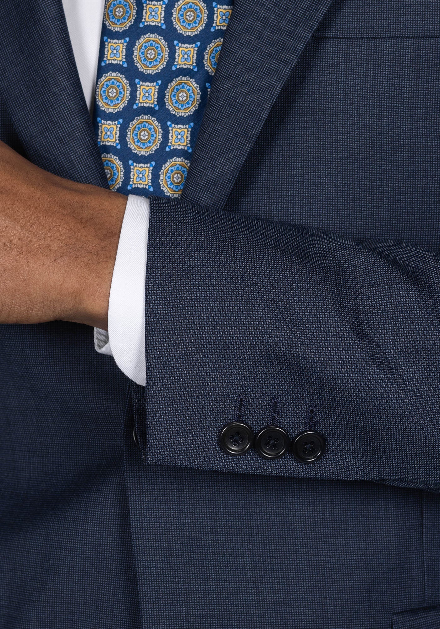 Steel Blue Nailhead Blazer - Image 5