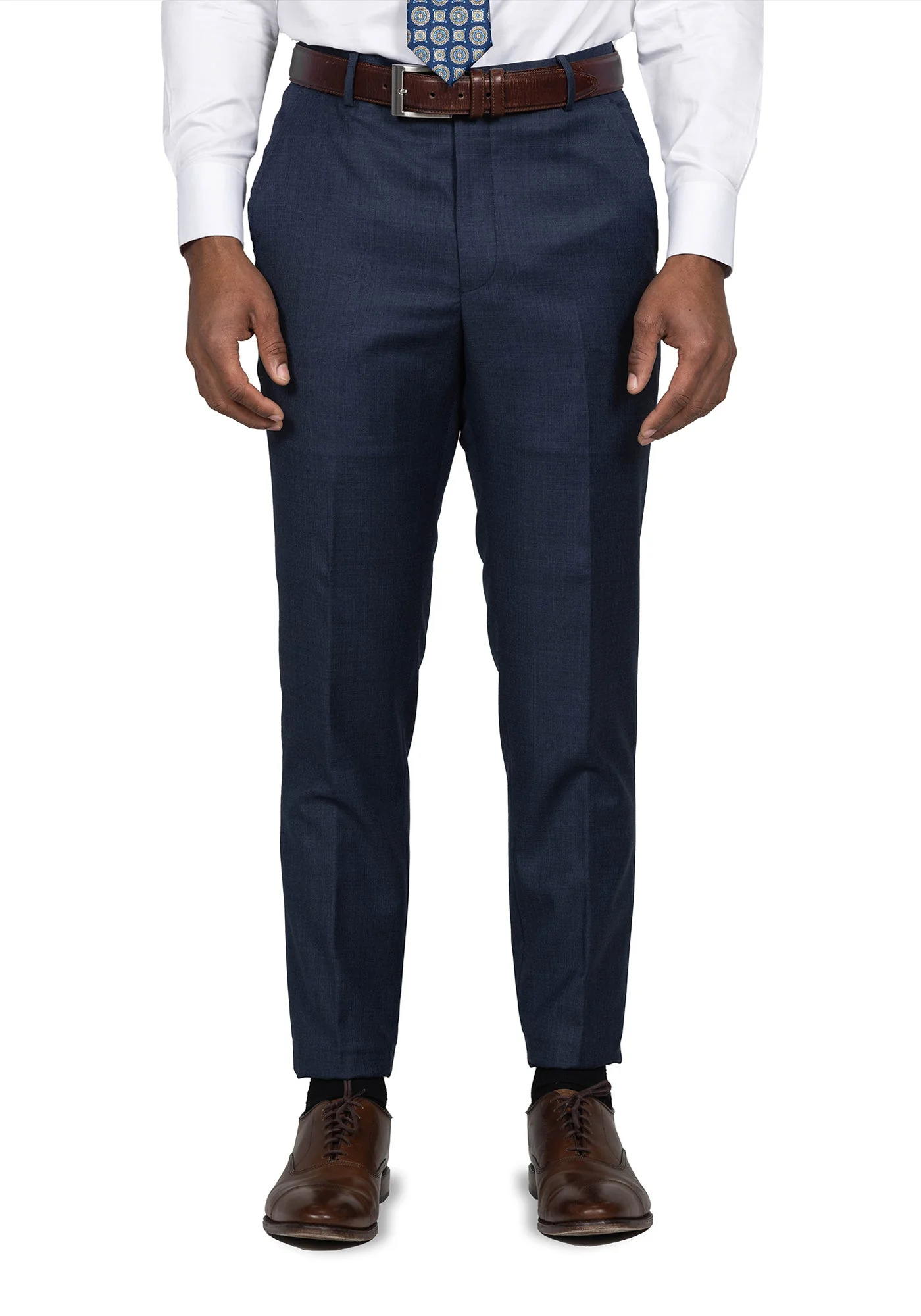The Trivero Steel Blue Nailhead Suit - Image 6