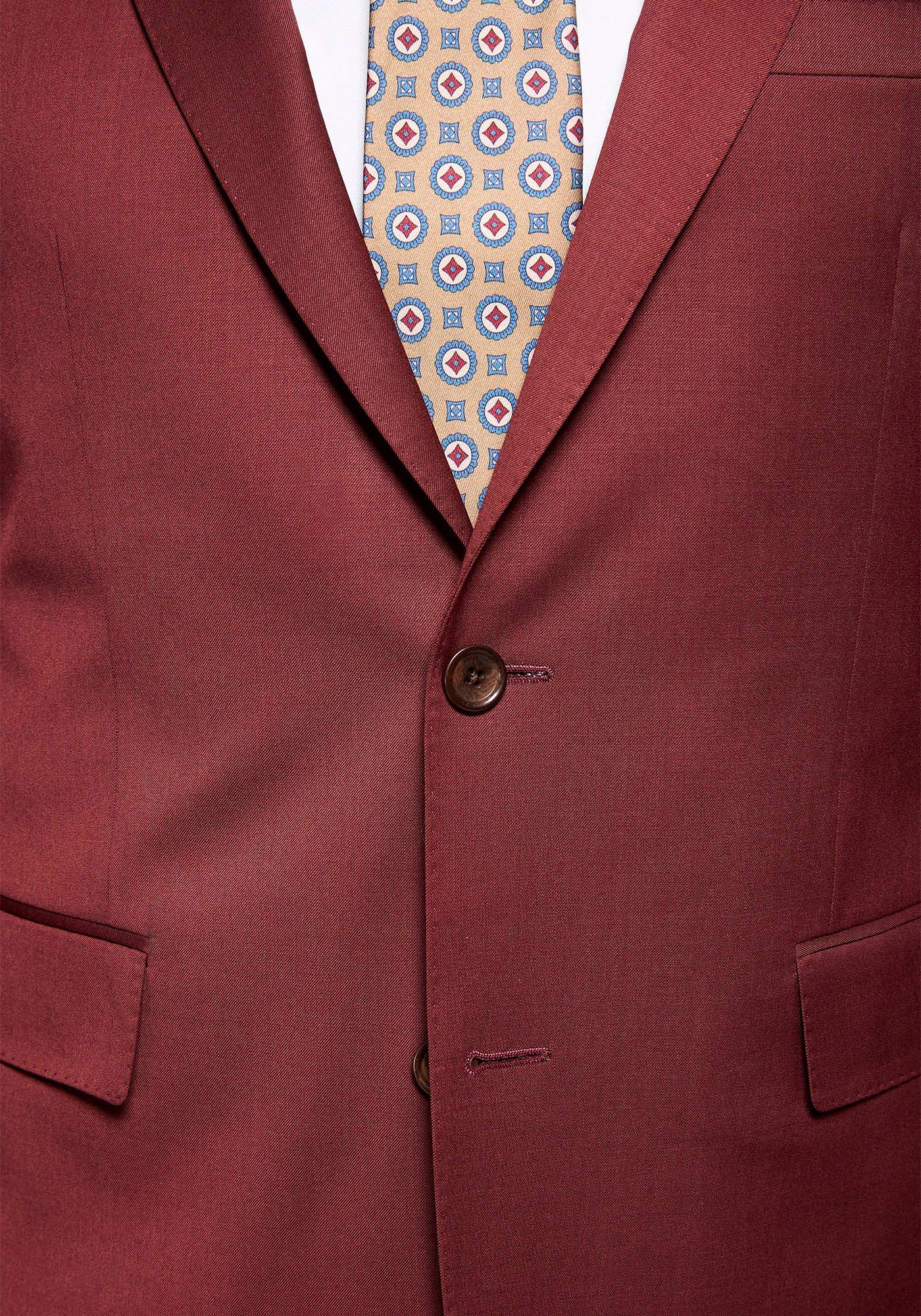 Stretch Burgundy Suit - Image 6