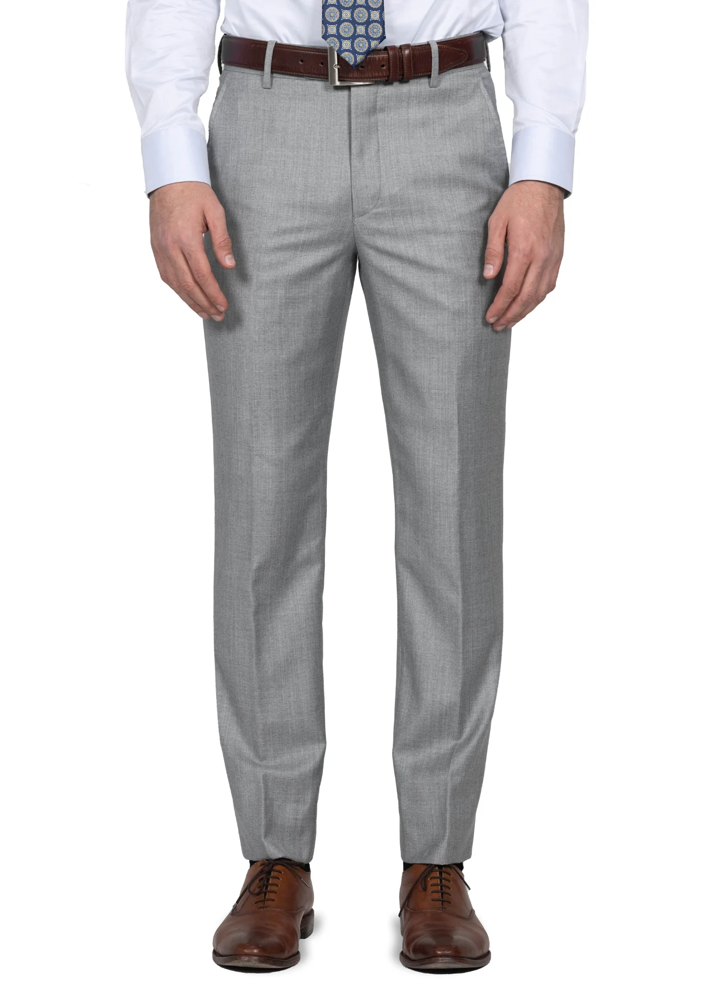 The Harkness Stretch Light Grey Heather Suit - Image 6