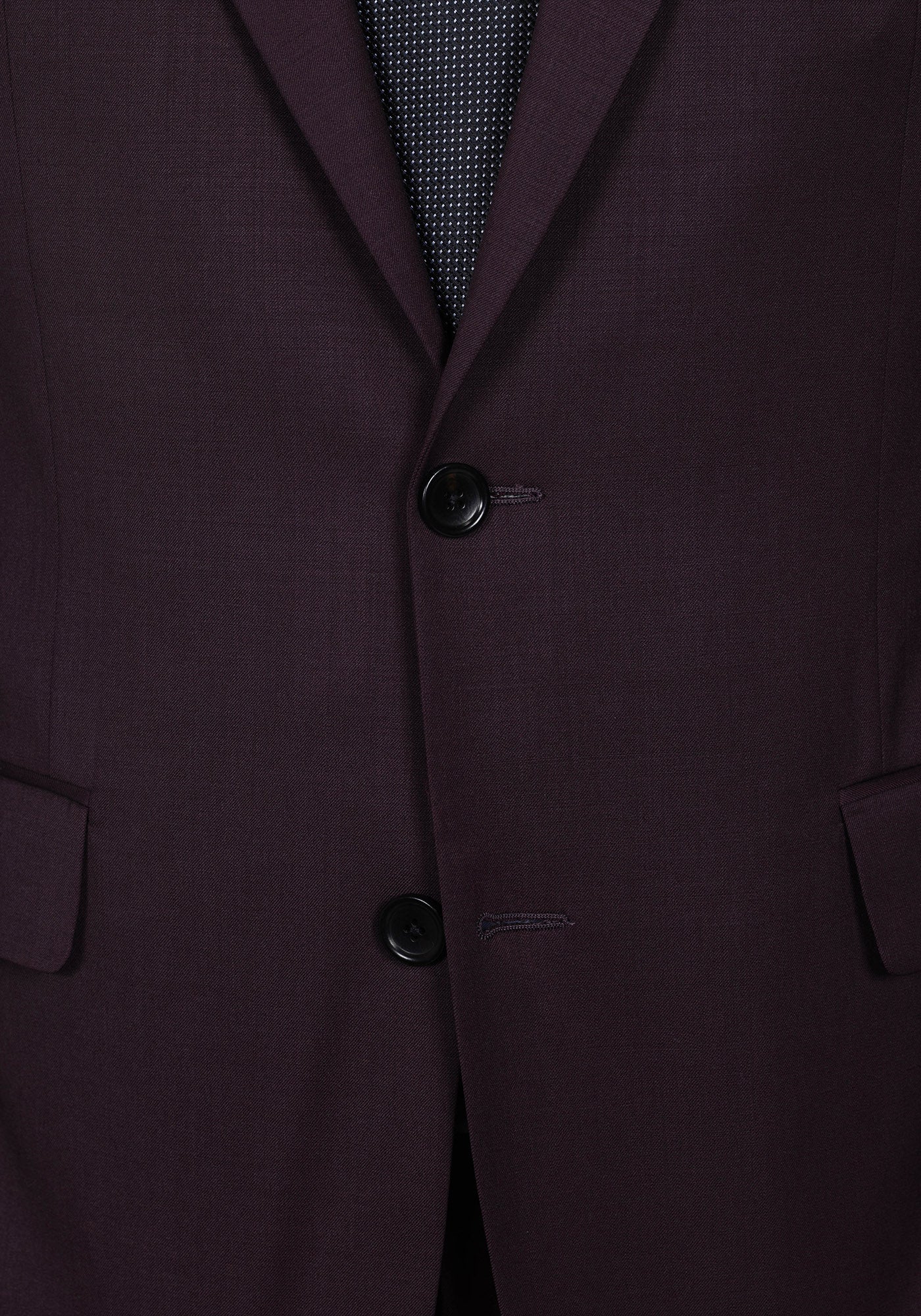 Stretch Plum Solid Blazer - Image 5