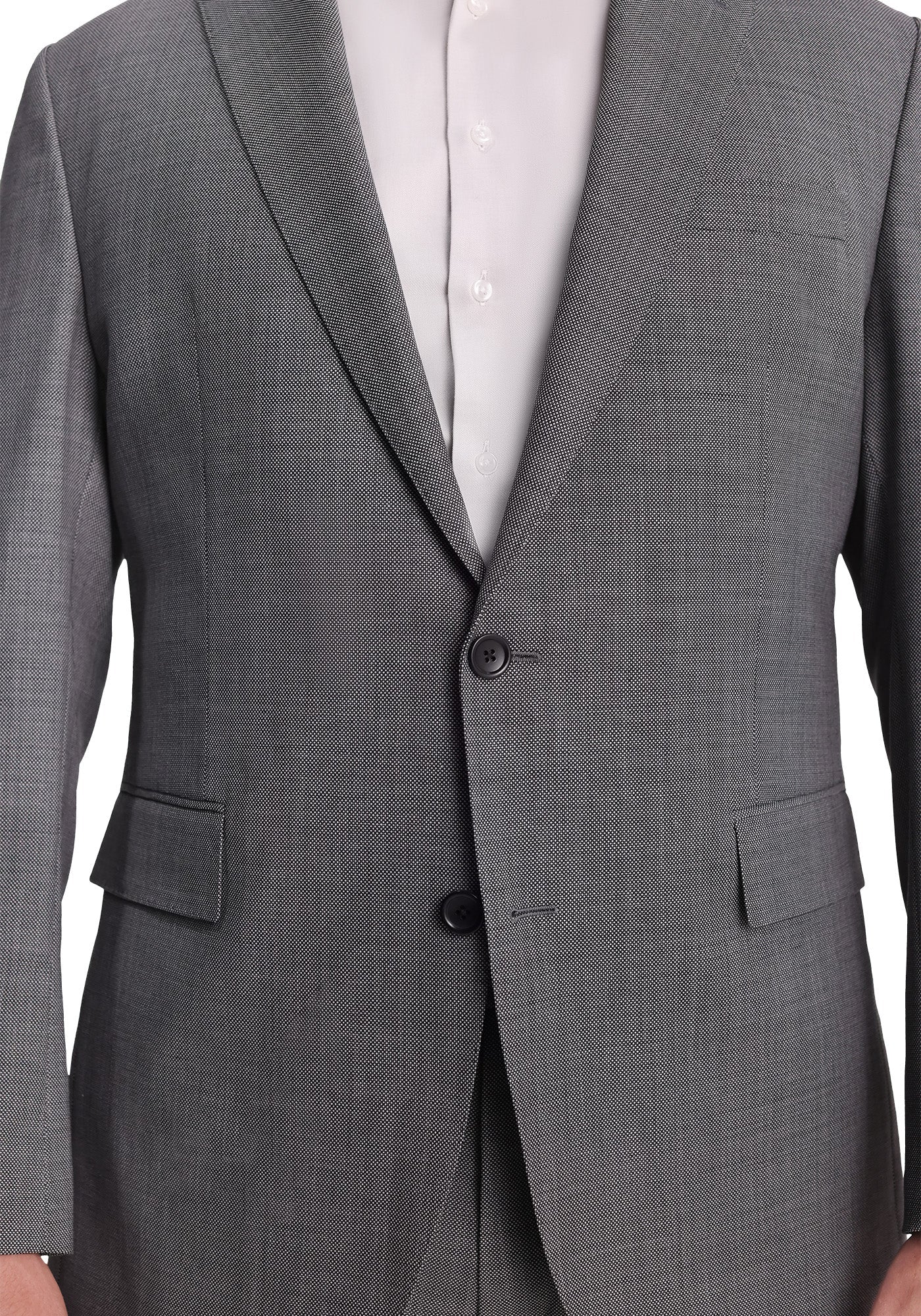 Stretch Taupe Birdseye Dress Pants - Image 3