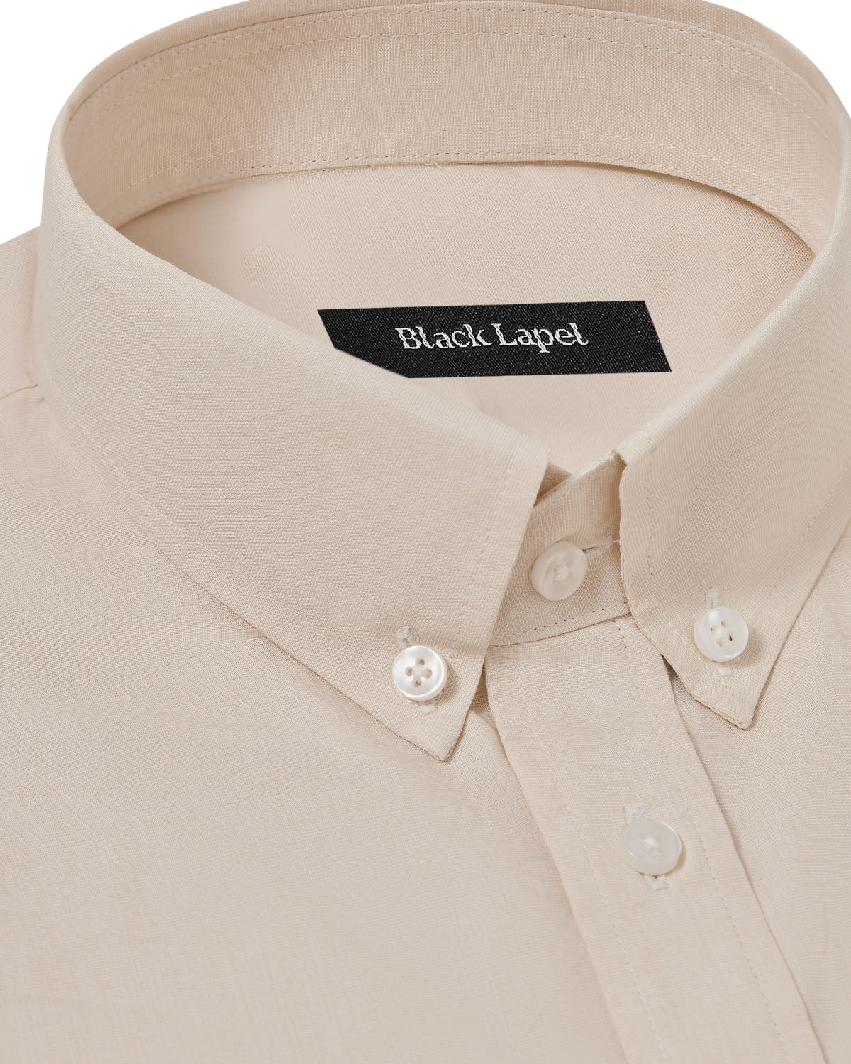 Tan End-on-End Dress Shirt - Image 2