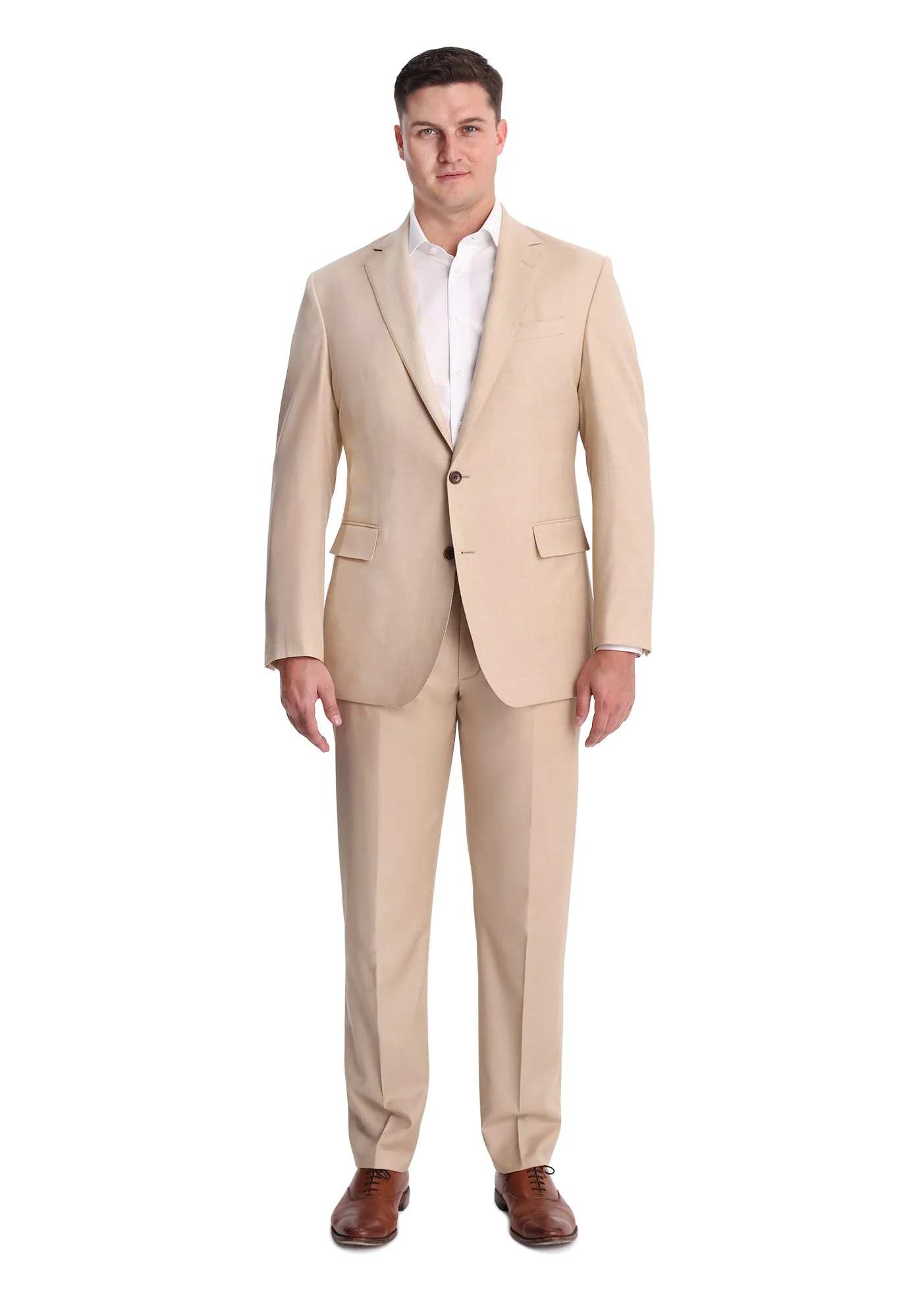 Tan Merino Wool Dress Pants - Image 7