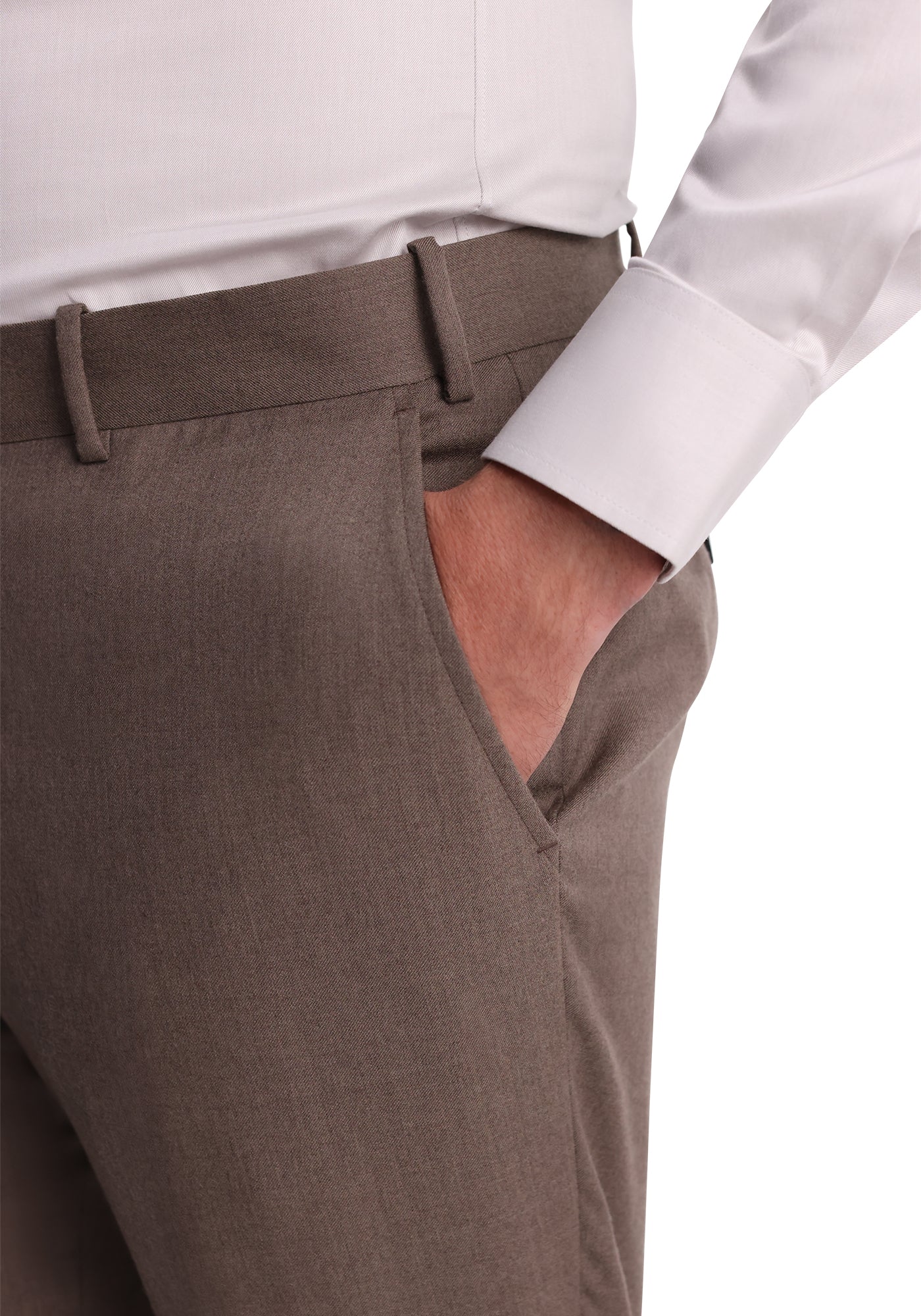 Taupe Flannel Suit - Image 7