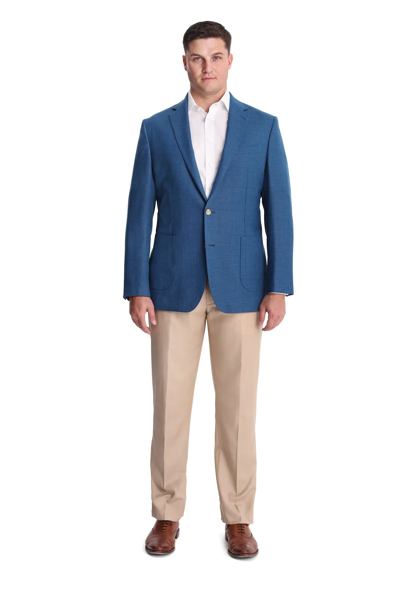 Teal Hopsack Blazer - Image 2
