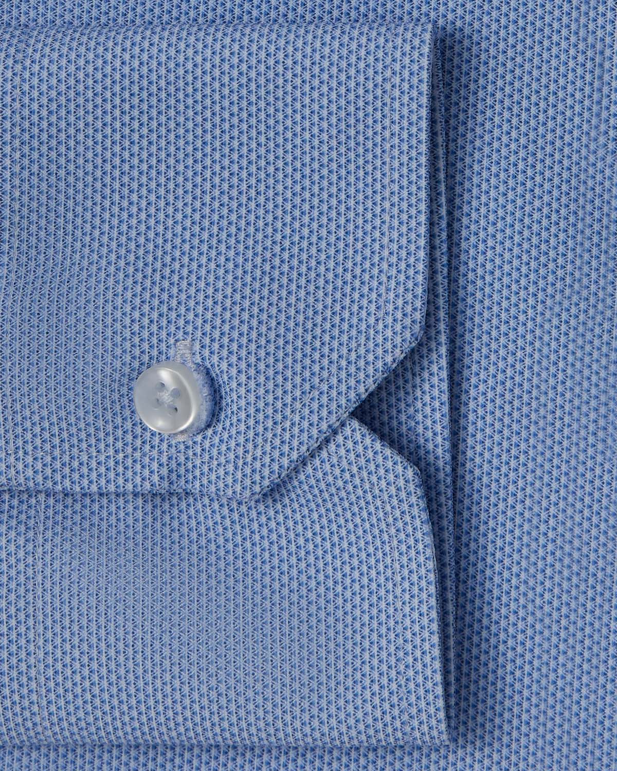 Ultra Comfort Blue Dress Shirt - Image 3